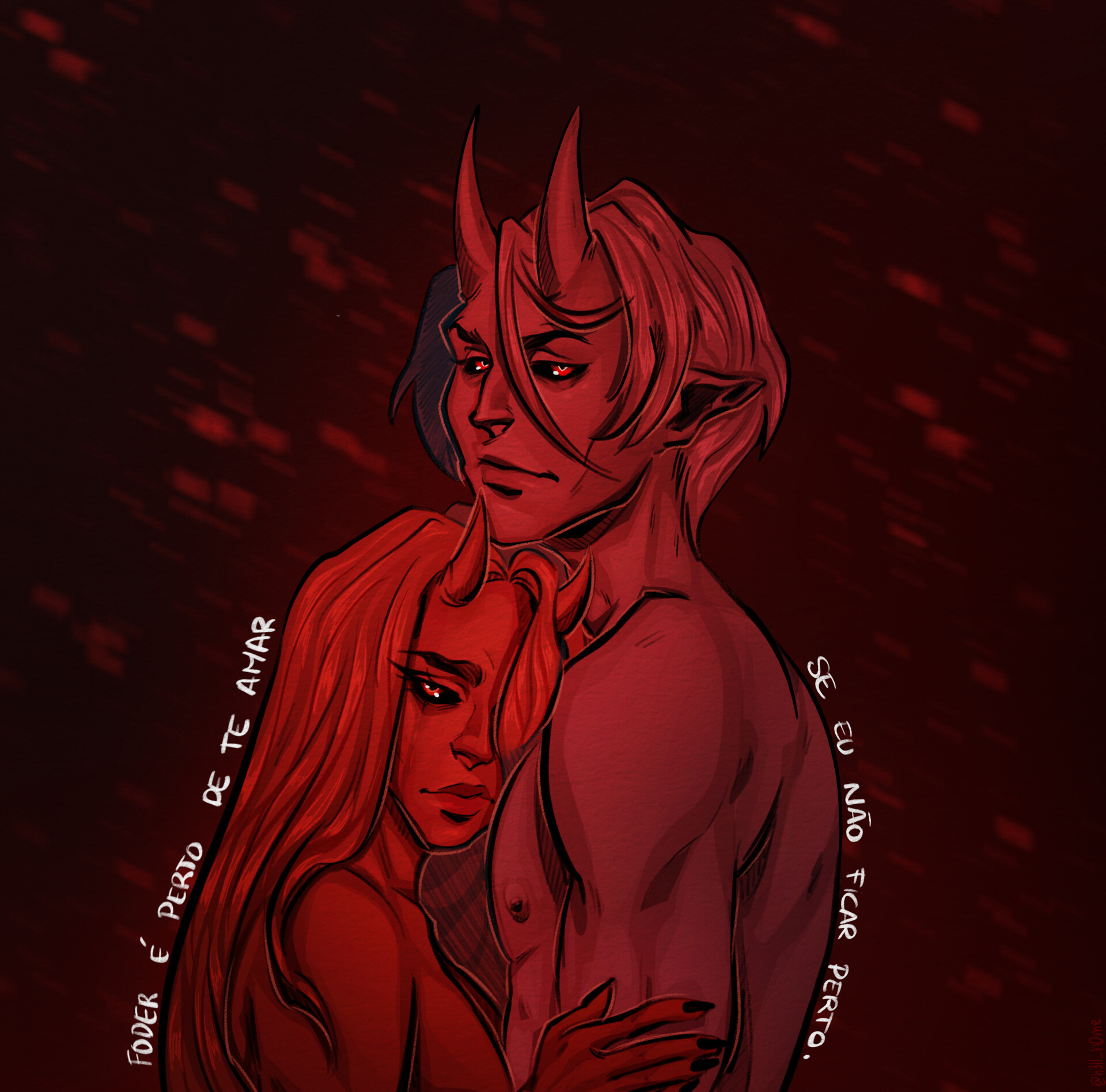 Rucky art demons of my hell home