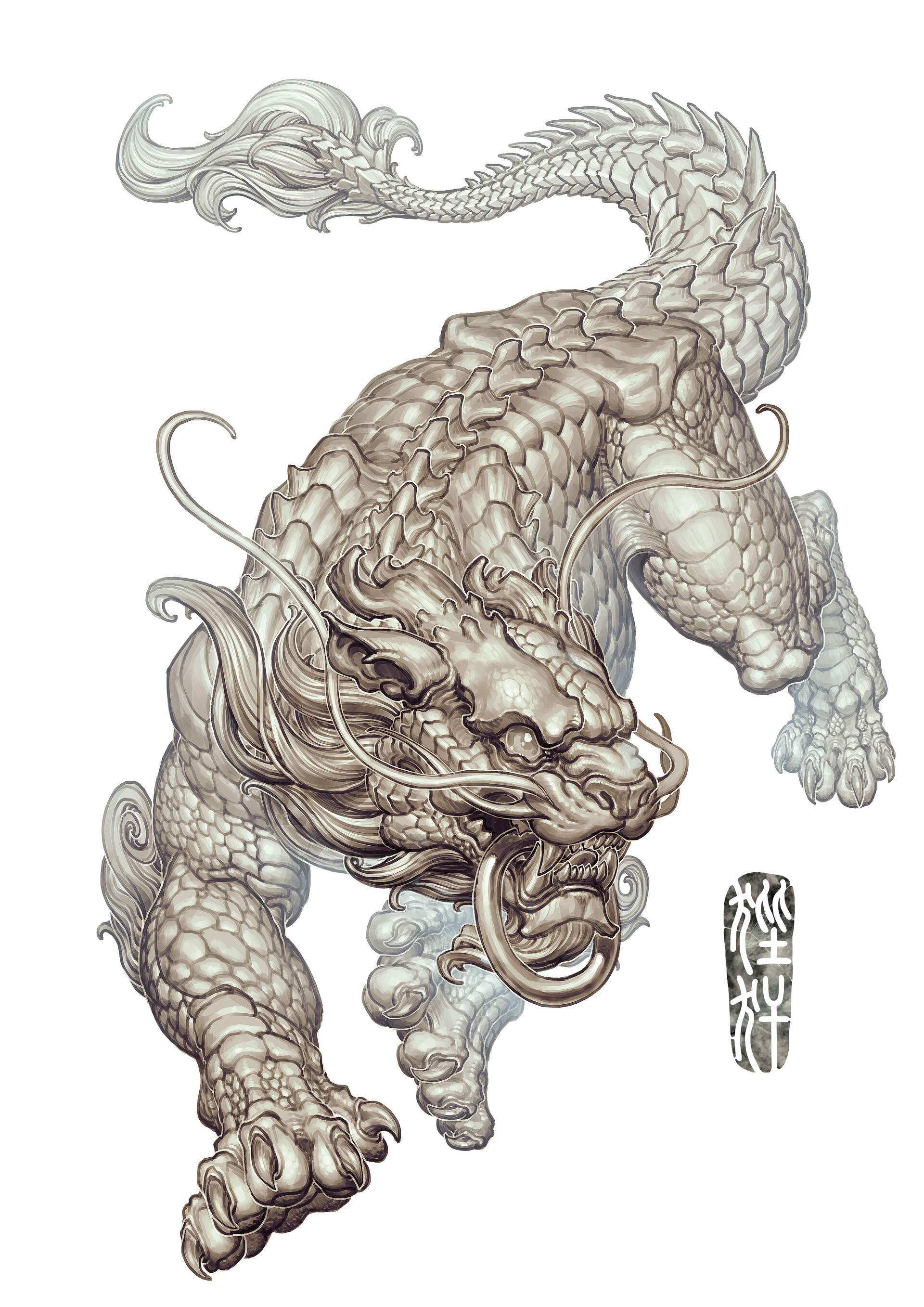 ArtStation 龙生九子系列狴犴