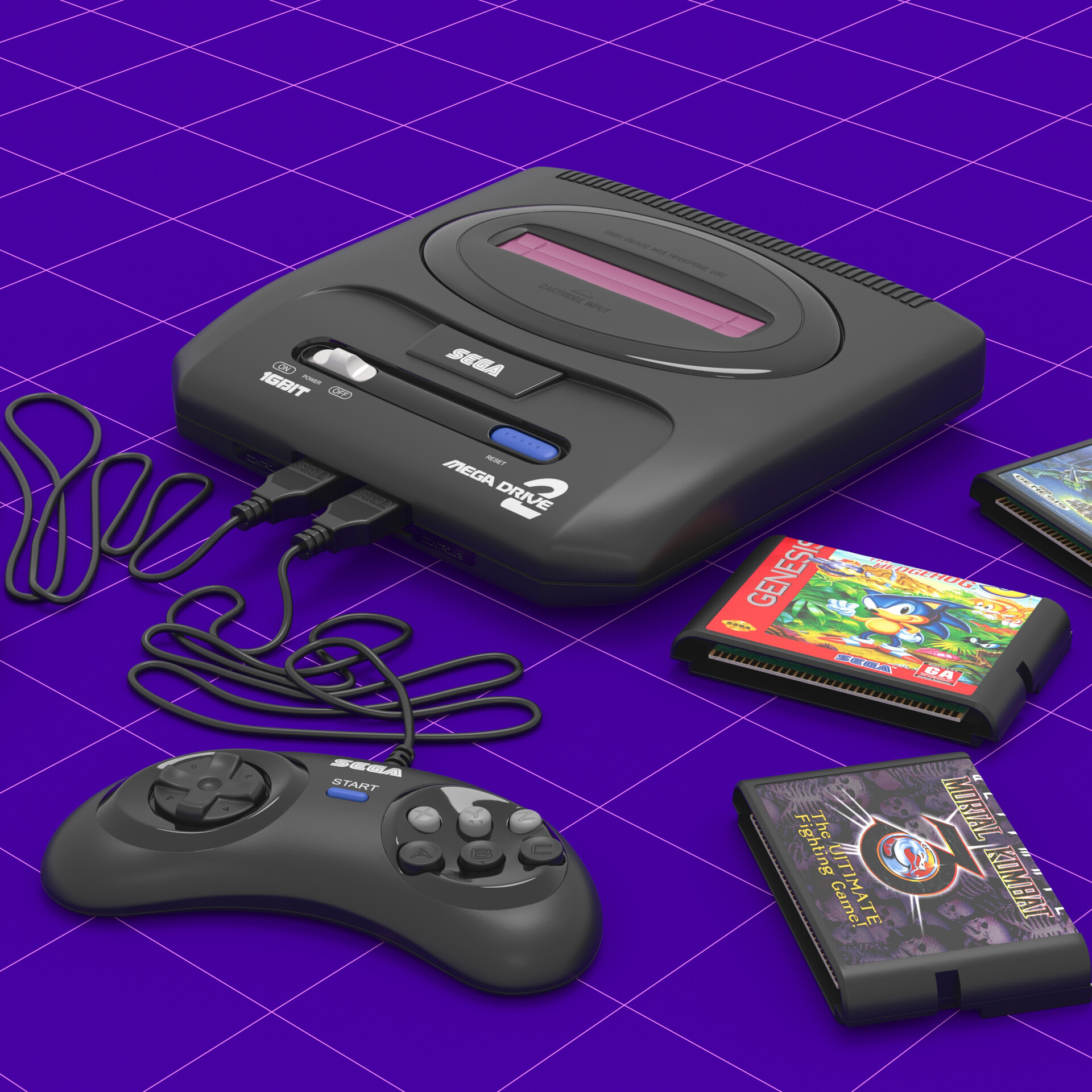 ArtStation - SEGA Mega Drive 2