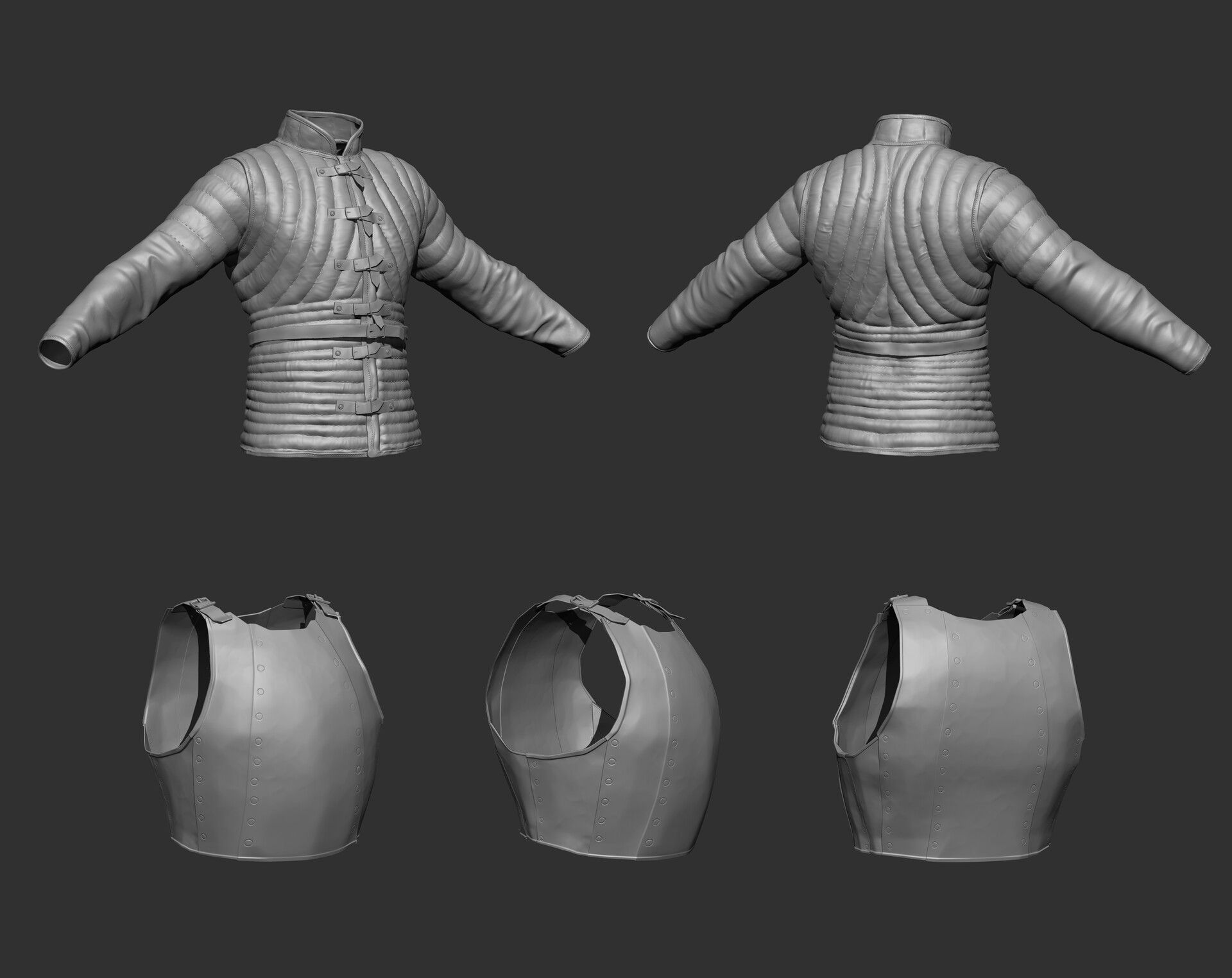 ArtStation Kingdom Come Deliverance Gambeson and Cuirass School