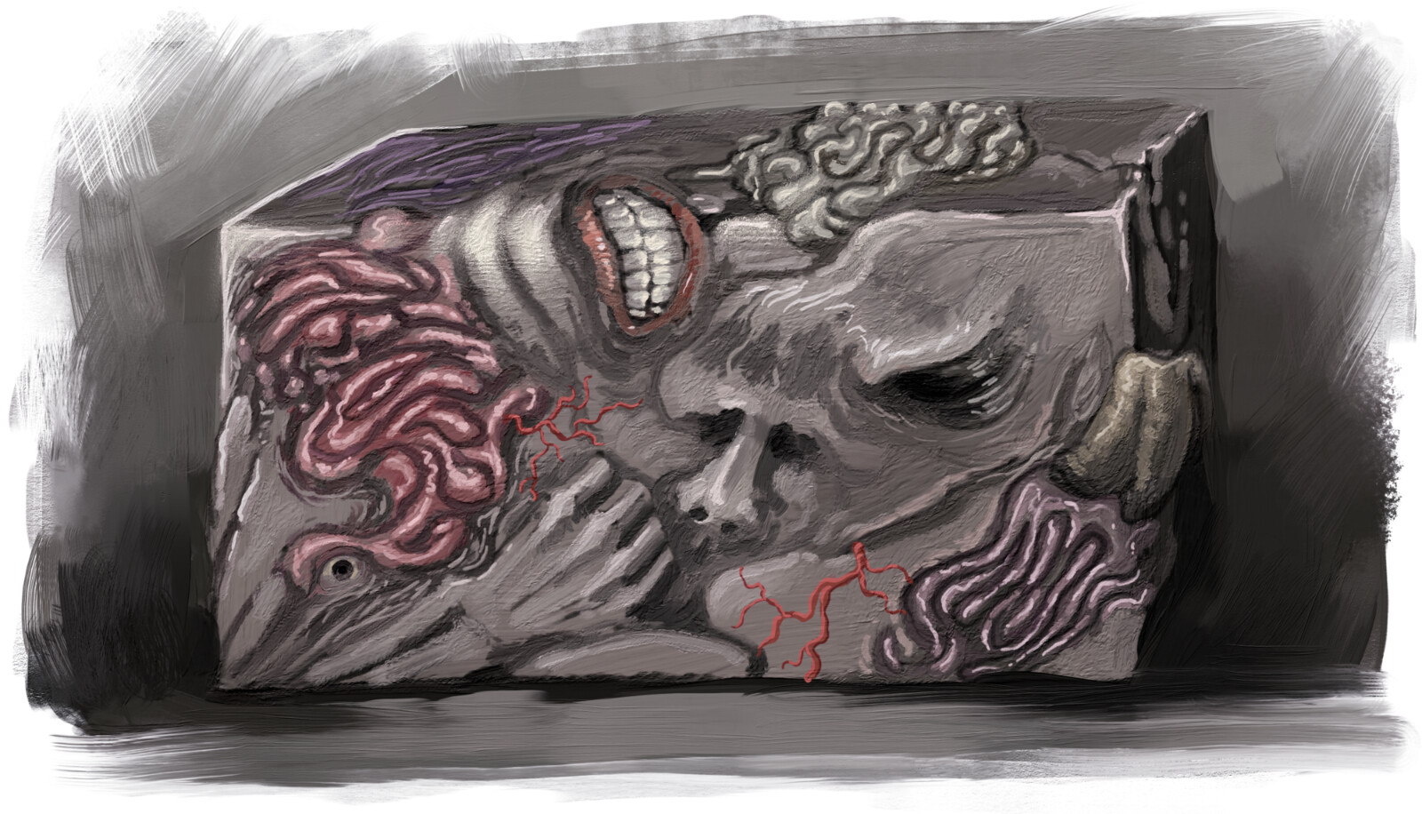 Clay Brick after Wayne Douglas Barlowe