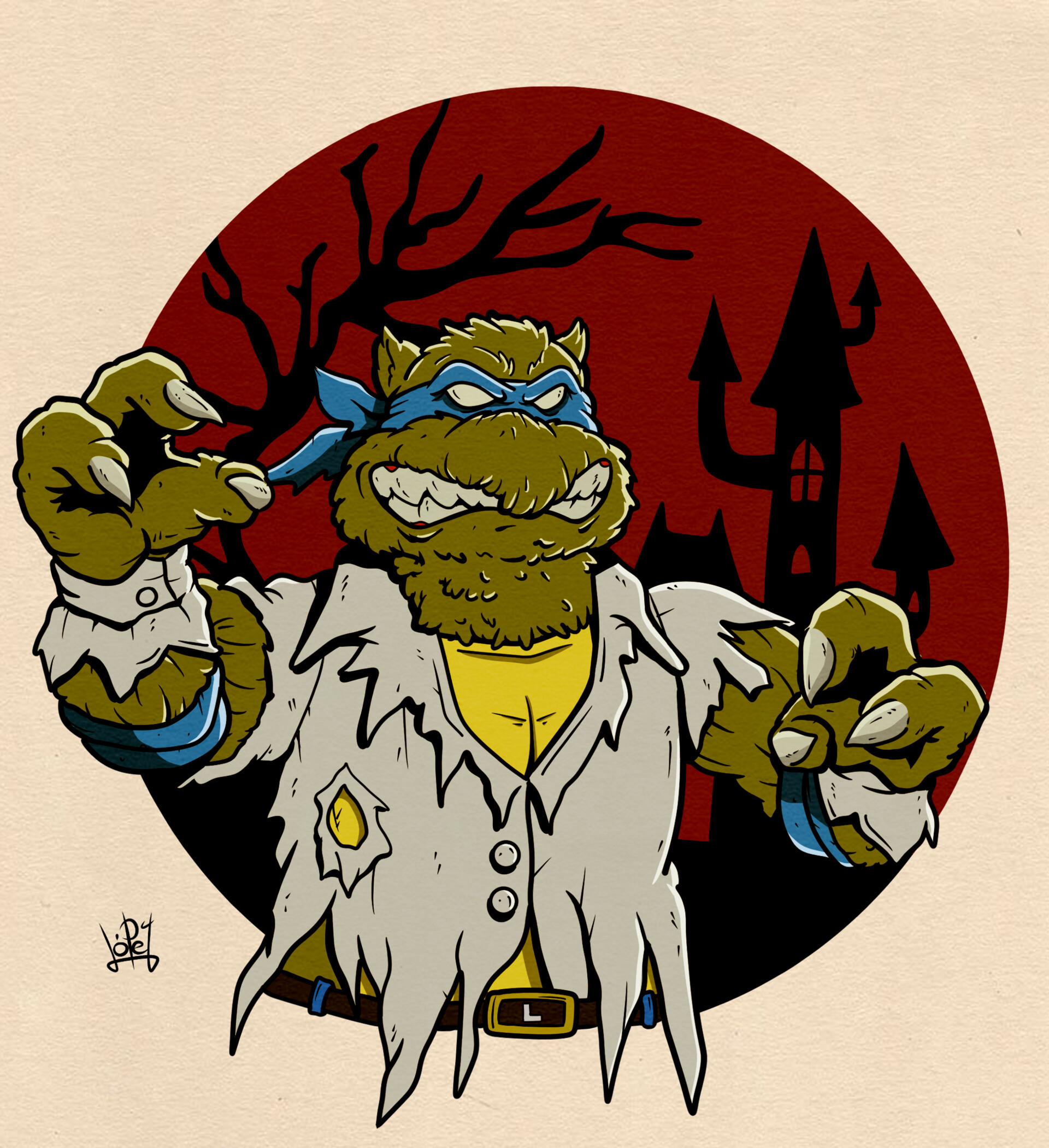 ArtStation Leo as Wolfman