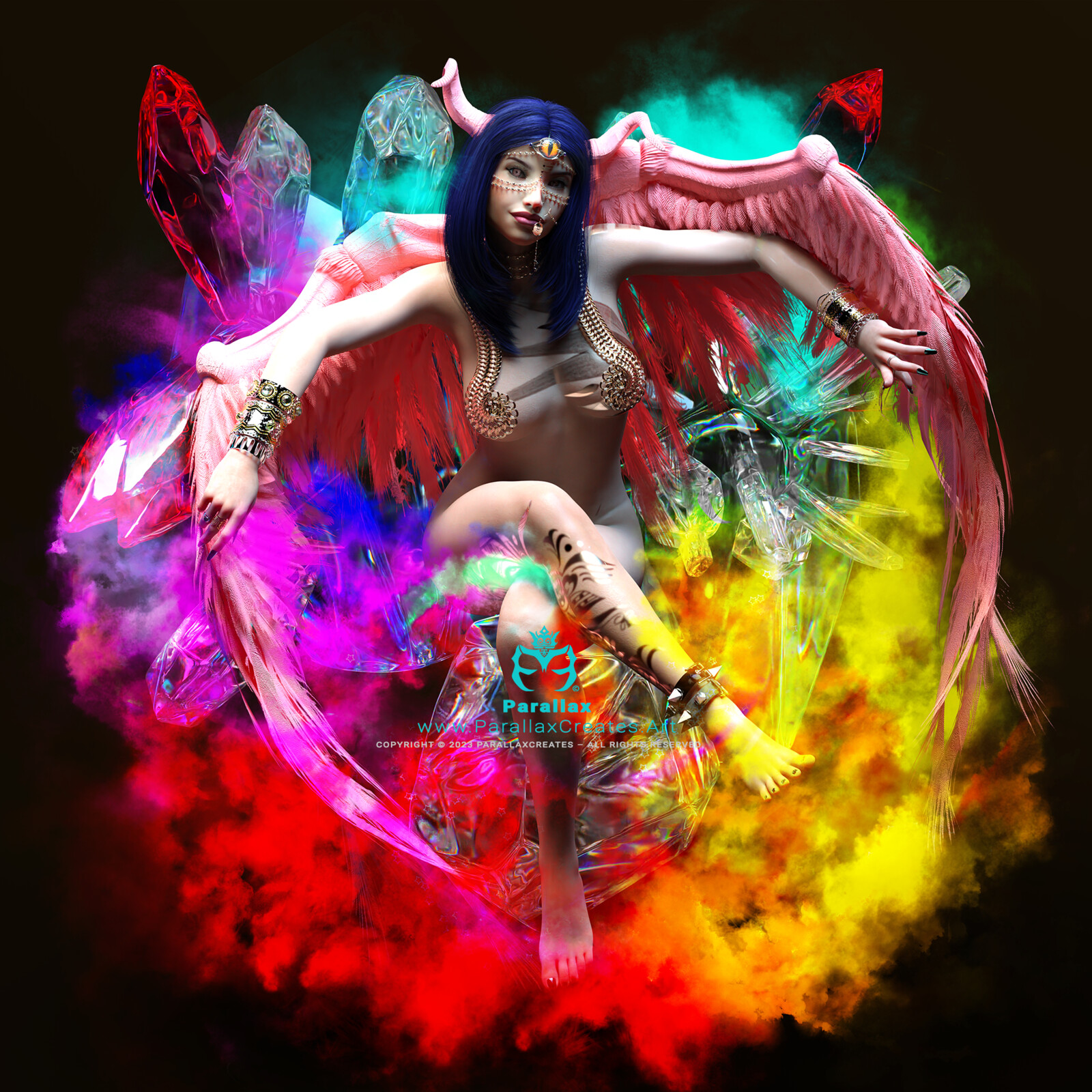 Indigo Crystals "The Interdimensional Witch of Colors"