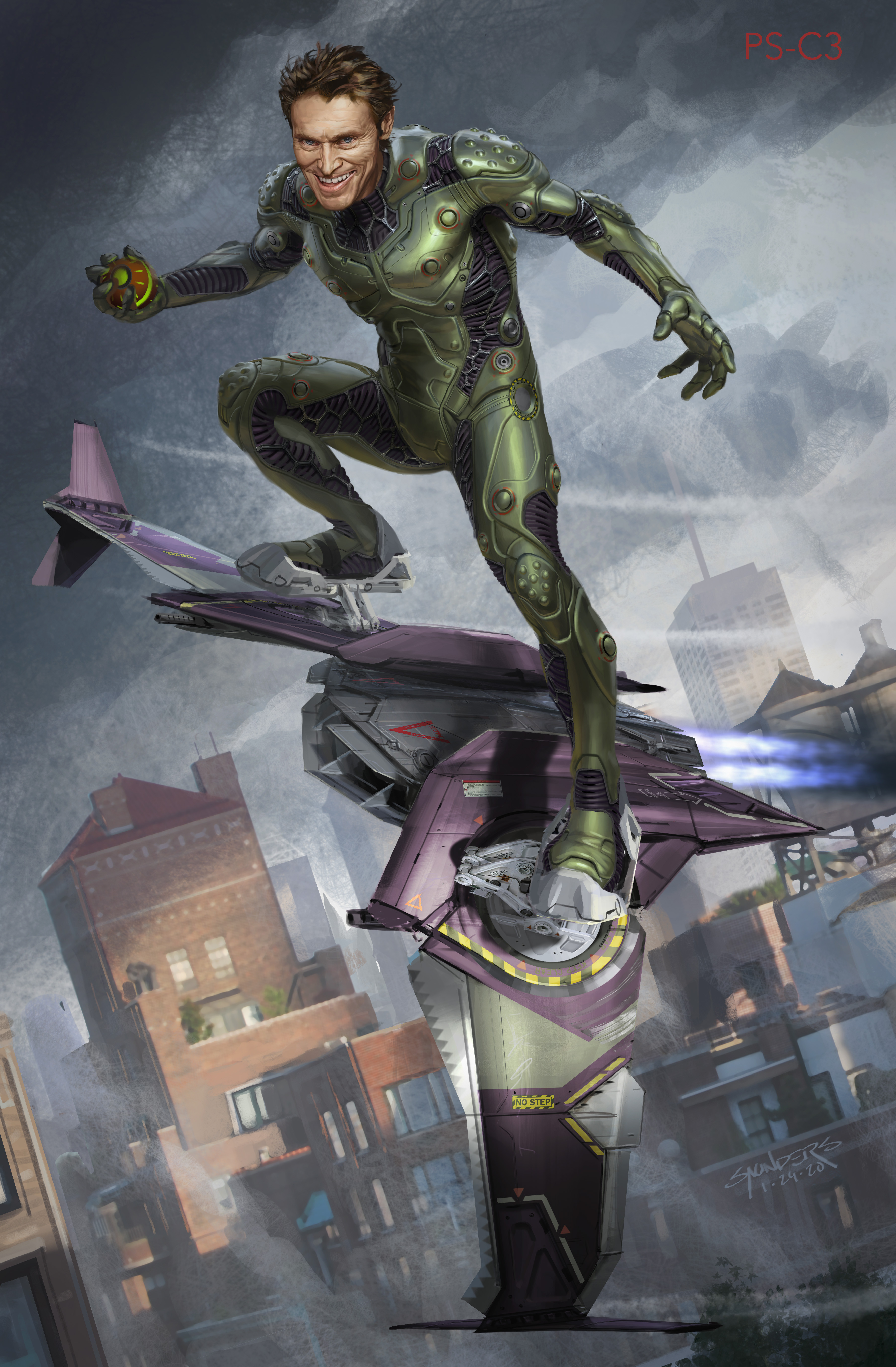 A higher-tech organic look that might have been hijacked Stark Tech. 