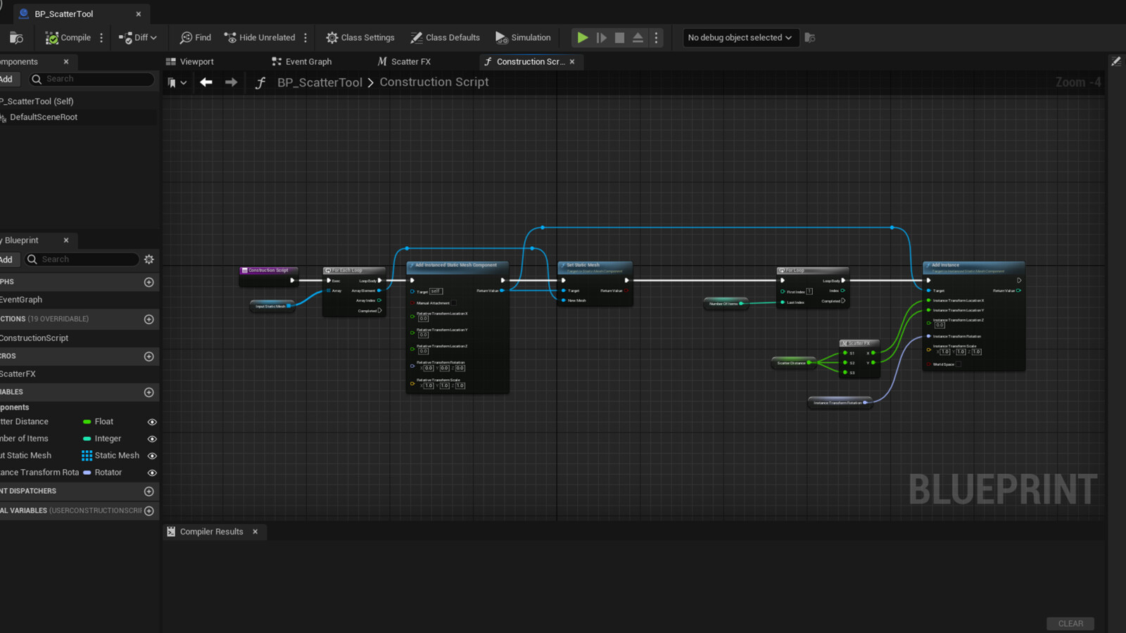 Here is the Scatter Tool Blueprint.