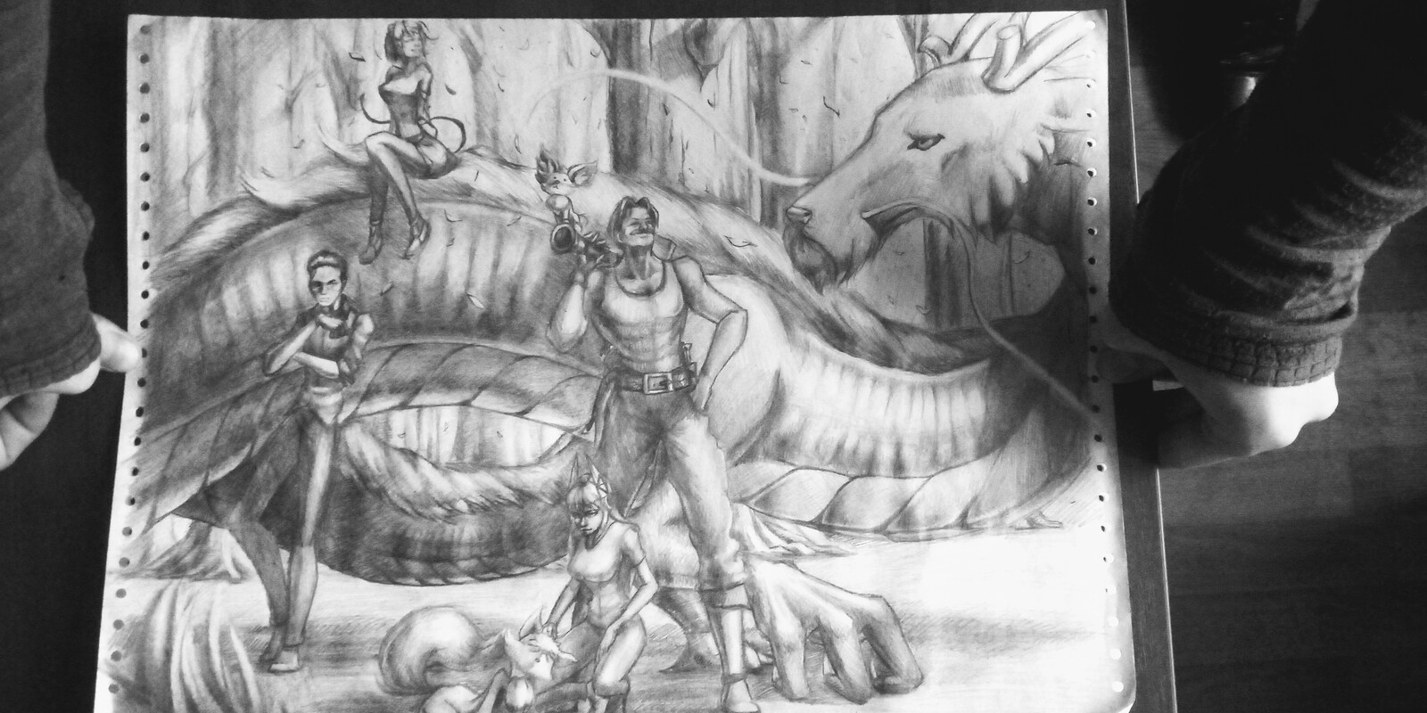 Pechka - fantasy with a dragon