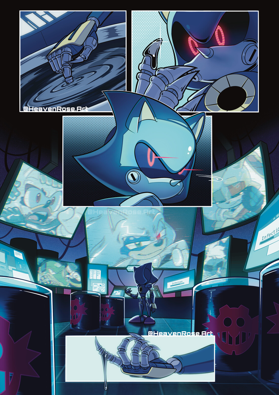Sonictober (Inktober Challenge) Prompt: Machine