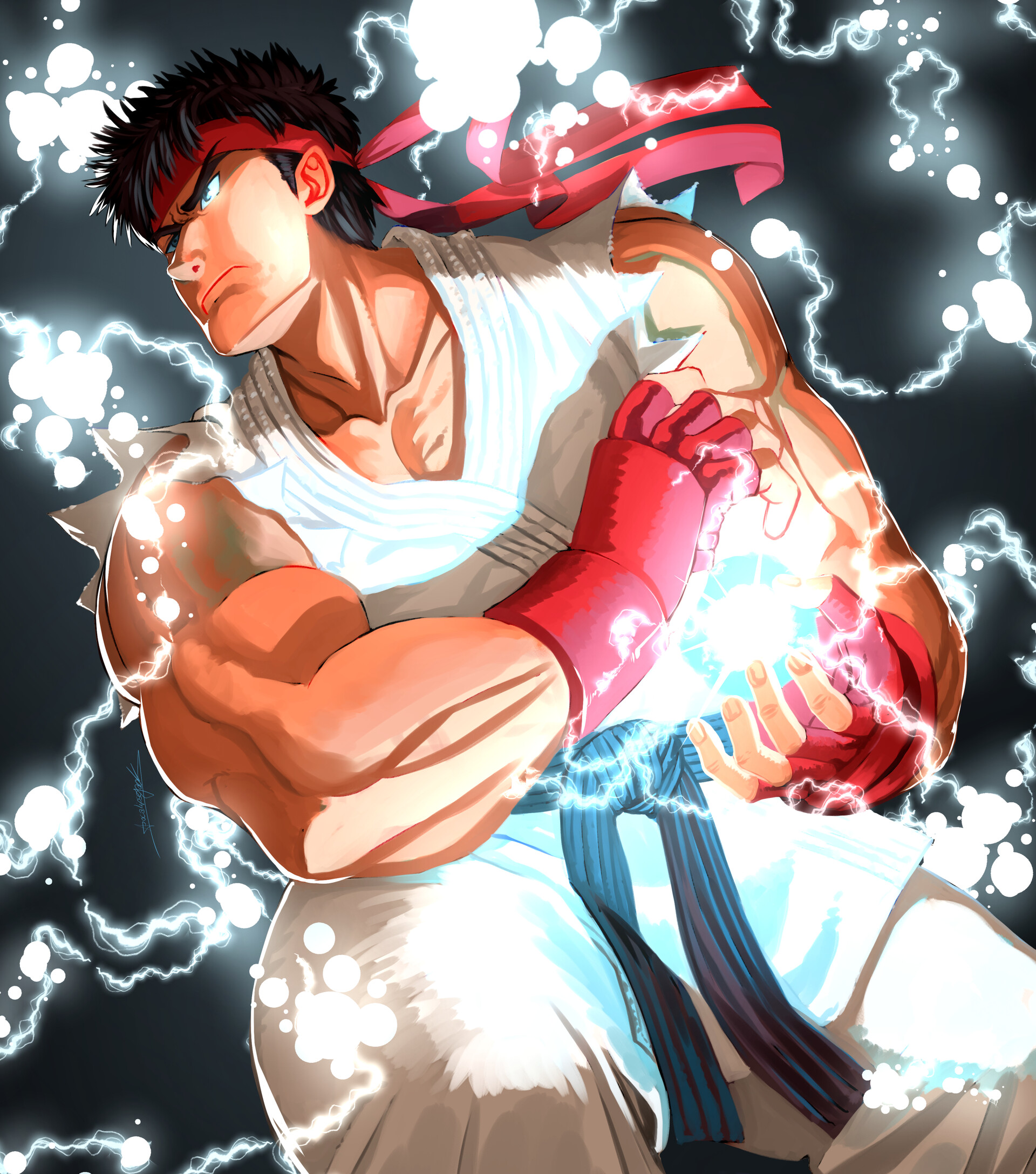 ArtStation - Ryu fanart Street Fighter