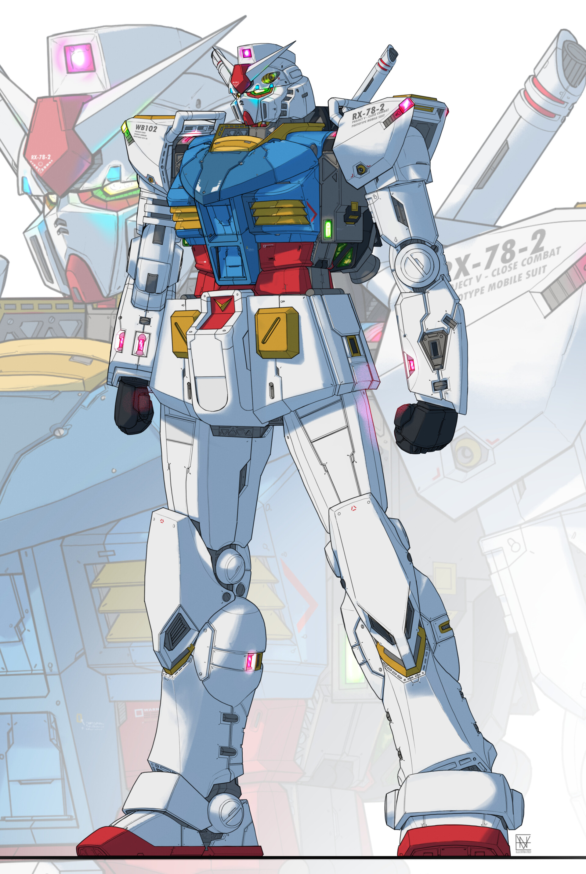 William Edwards - RX-78-2 Gundam - 2019 redesign