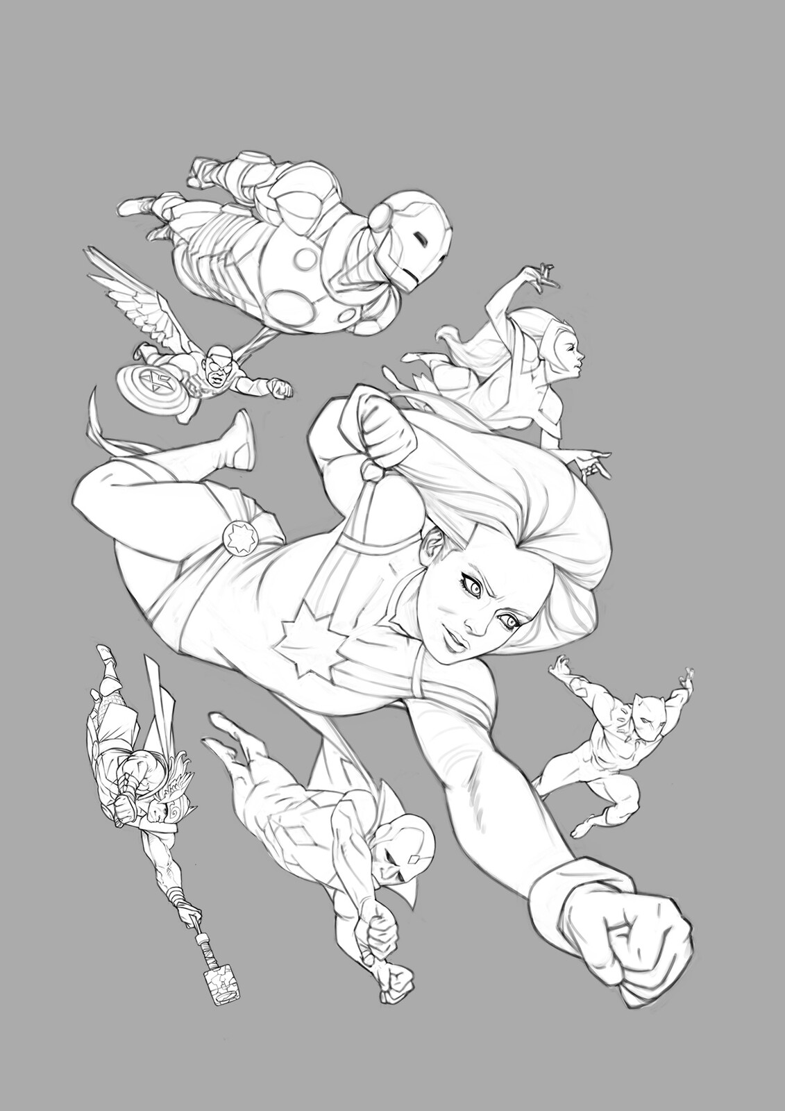 Final line art