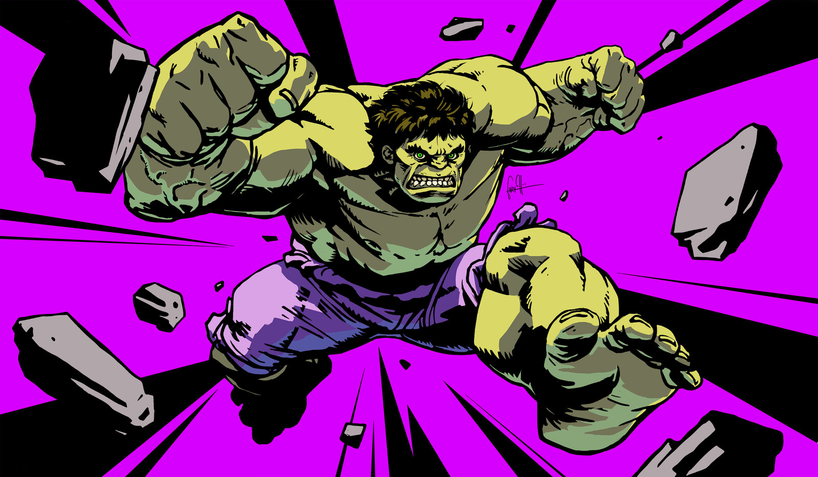 Hulk Wall Mural