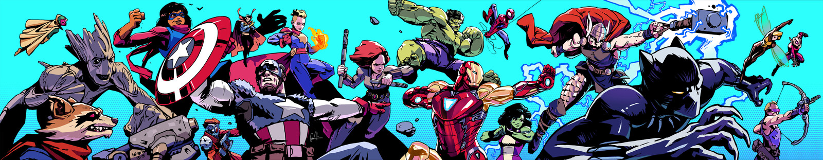 Avengers, 13.9m wall Mural