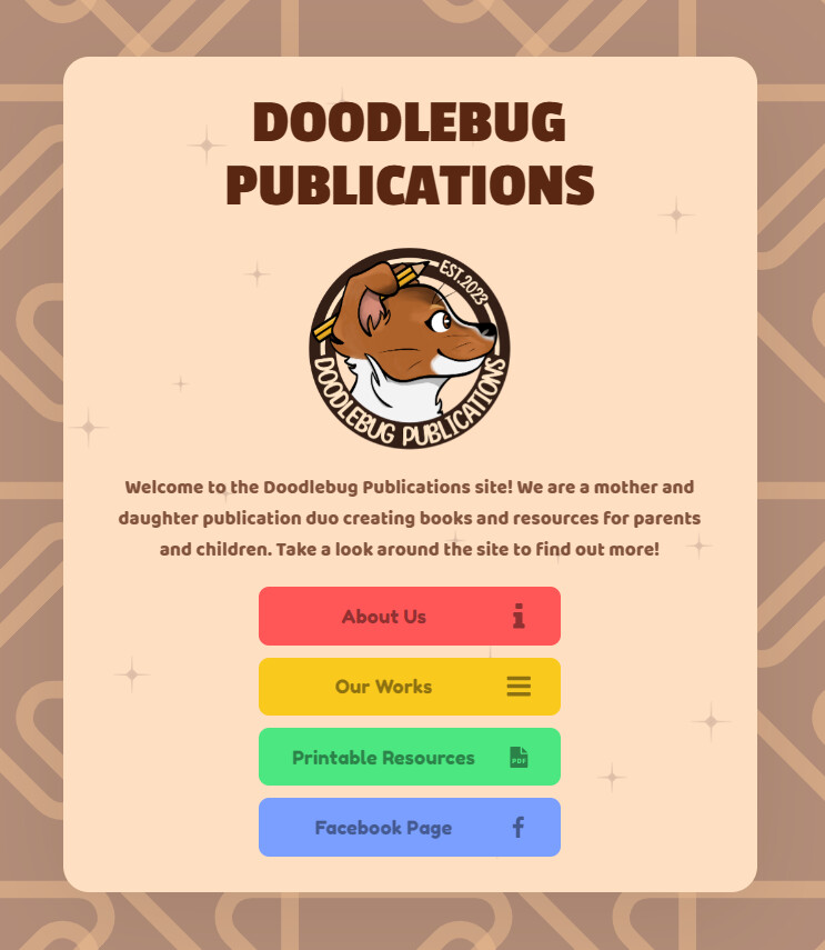 Website front page