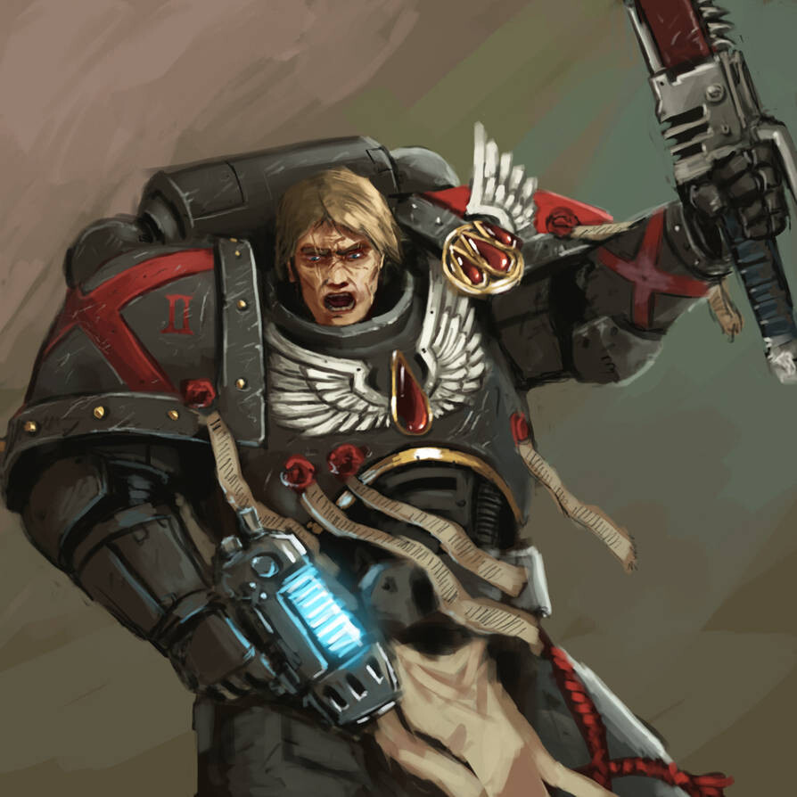 ArtStation - Blood Angels Death Company Marine.