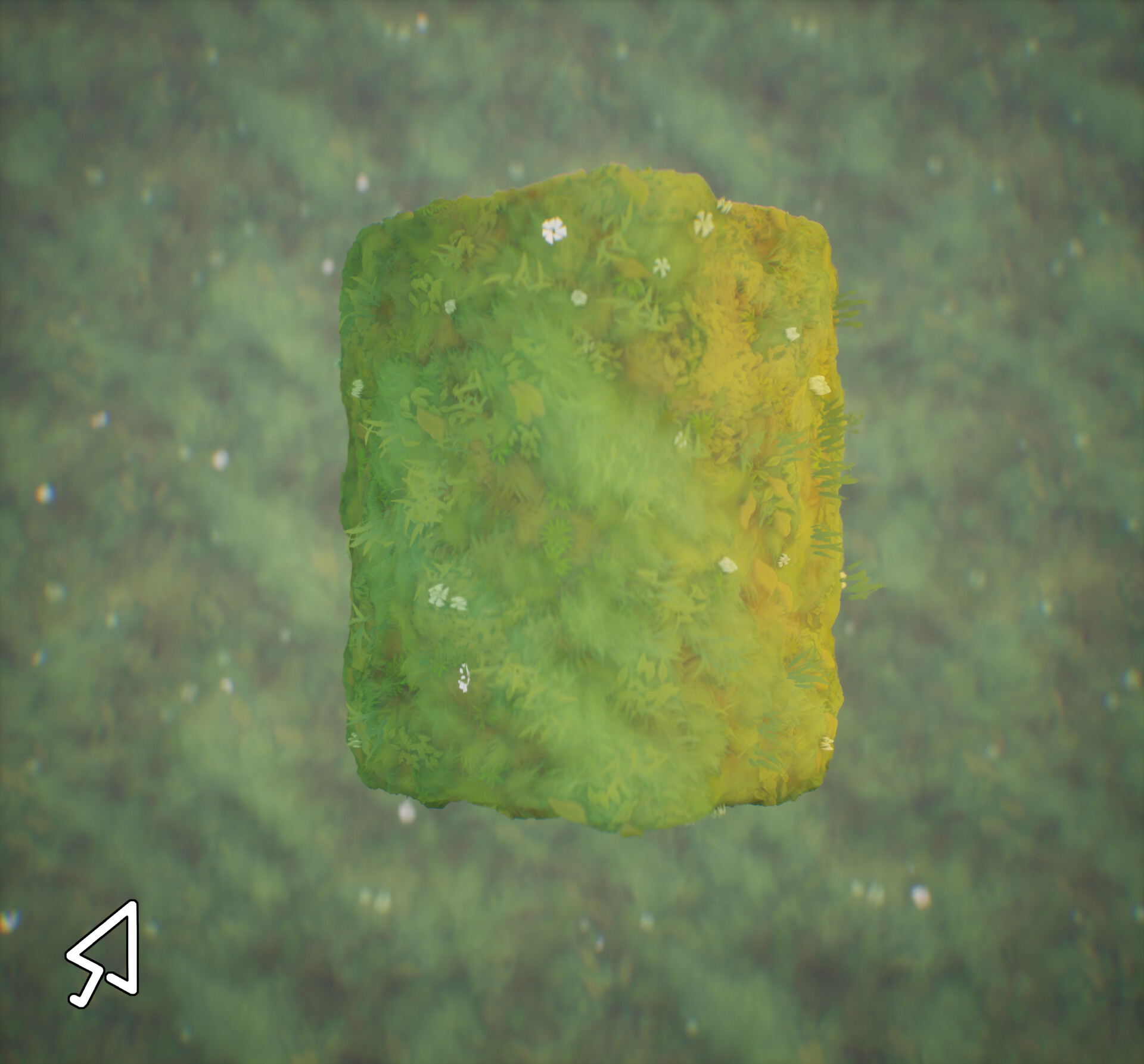 Cursorchan stylized fuzzy grass substance designer