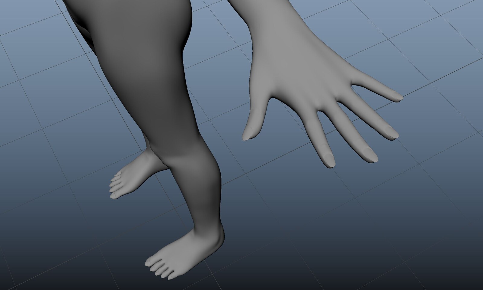 Base female character model