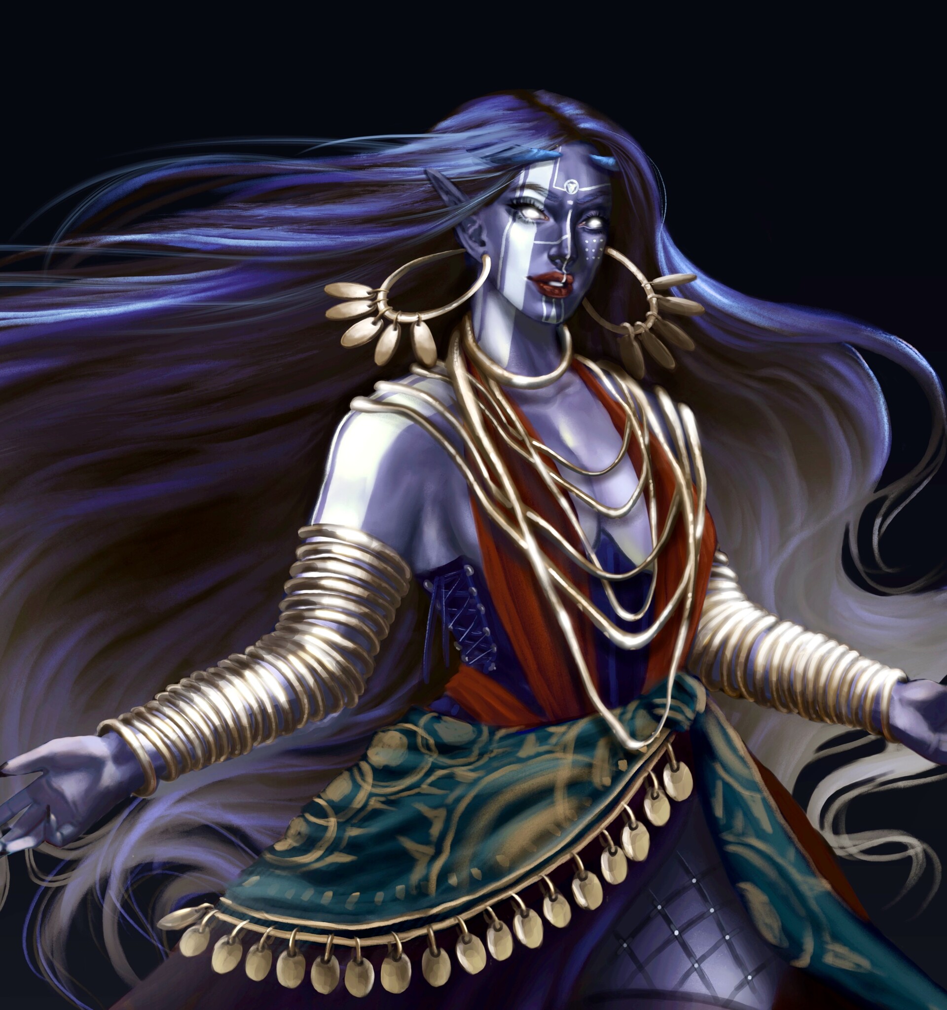 ArtStation - Dnd Sorcerer- commission