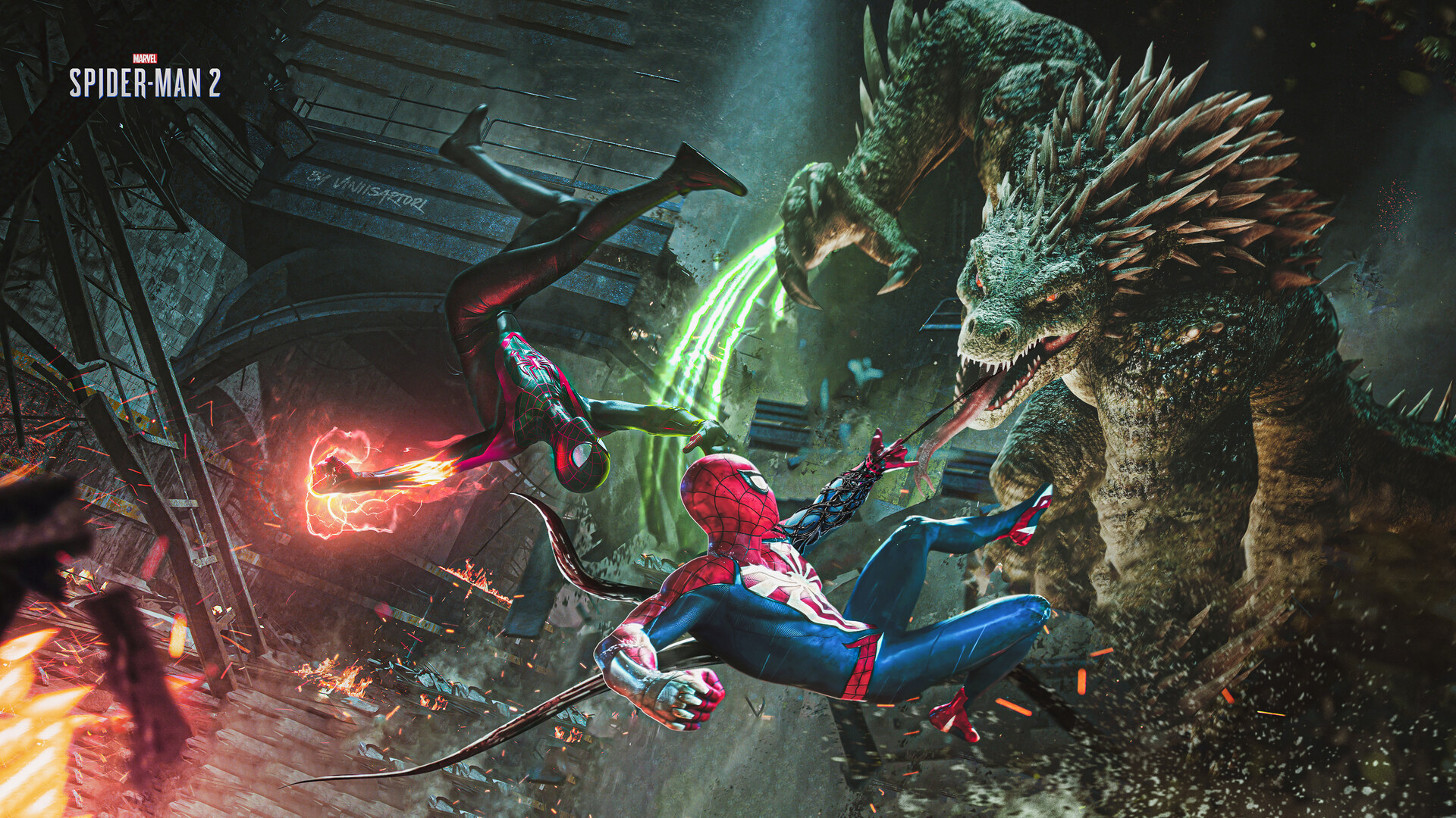ArtStation - Marvel's Spider-Man 2 Cover Art