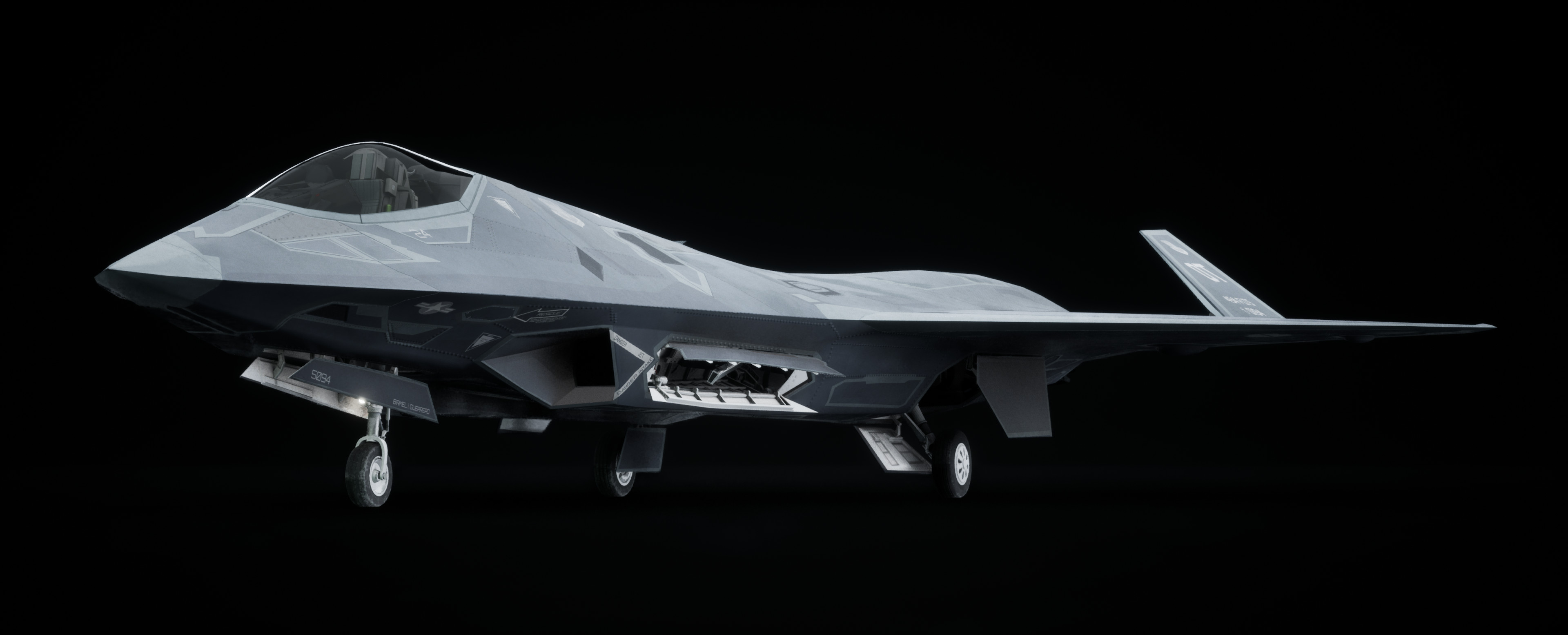 ArtStation - F-24 Fighter Jet Design