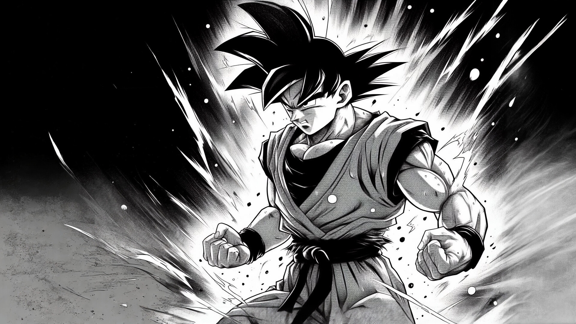 ArtStation - Wallpaper Theme #1: Anime - Son Goku
