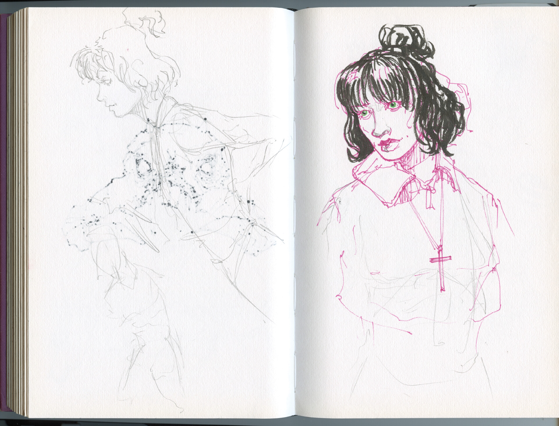 ArtStation - Moleskine sketchbook art #3