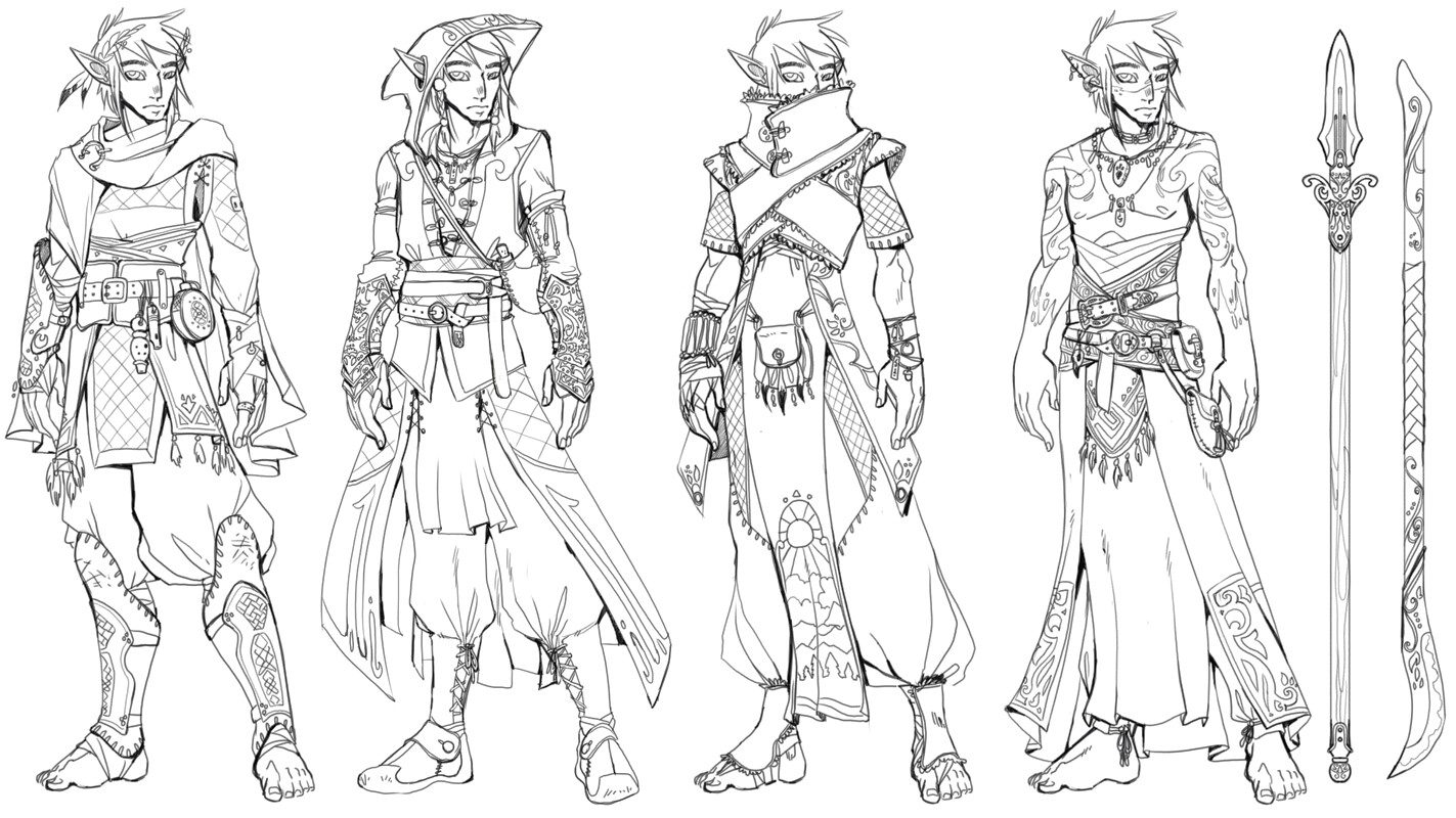 Iconic Dawn Elf concepts: the woodland oracle
