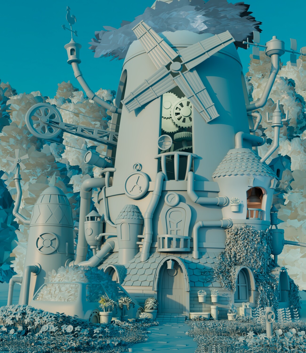 Clay Render