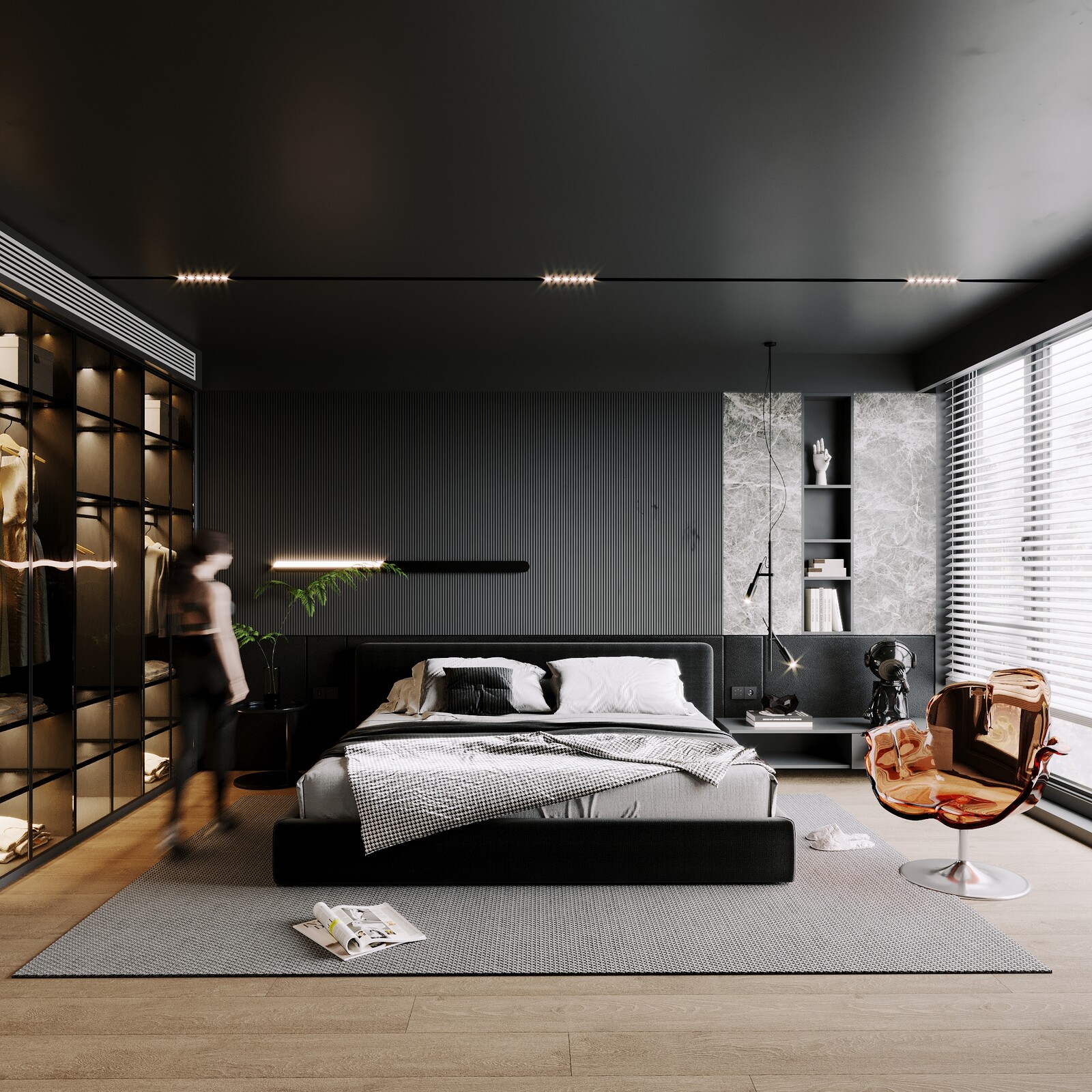 Black Bedroom 