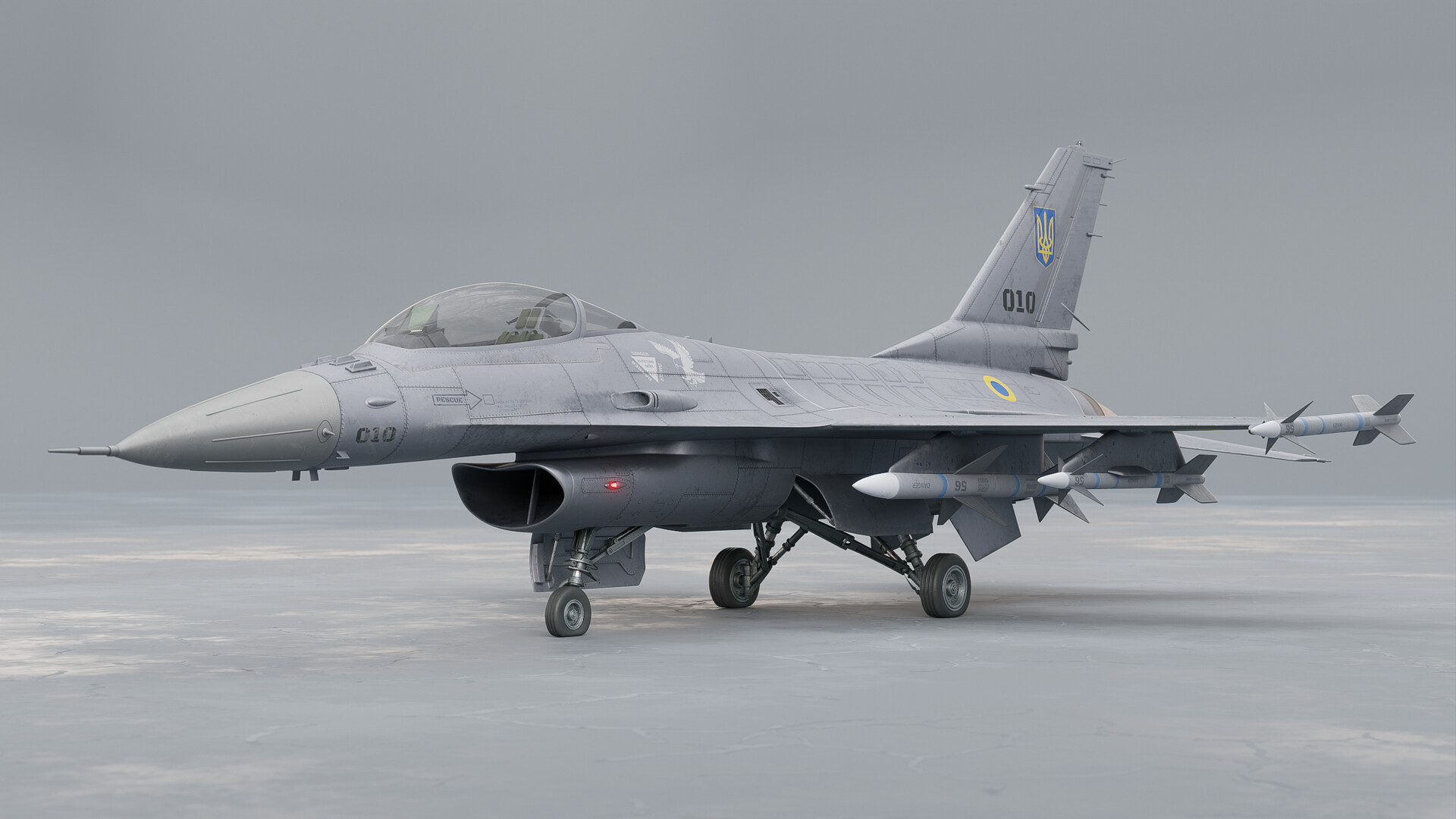 ArtStation - Jet F-16 Fighting Falcon