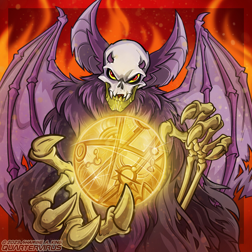 Unfortunately this one didn't make it into the AG for Korbat Day, but I was happy for the excuse to draw the OG Neopets villain himself - the Lord Darigan of Darigan Citadel!