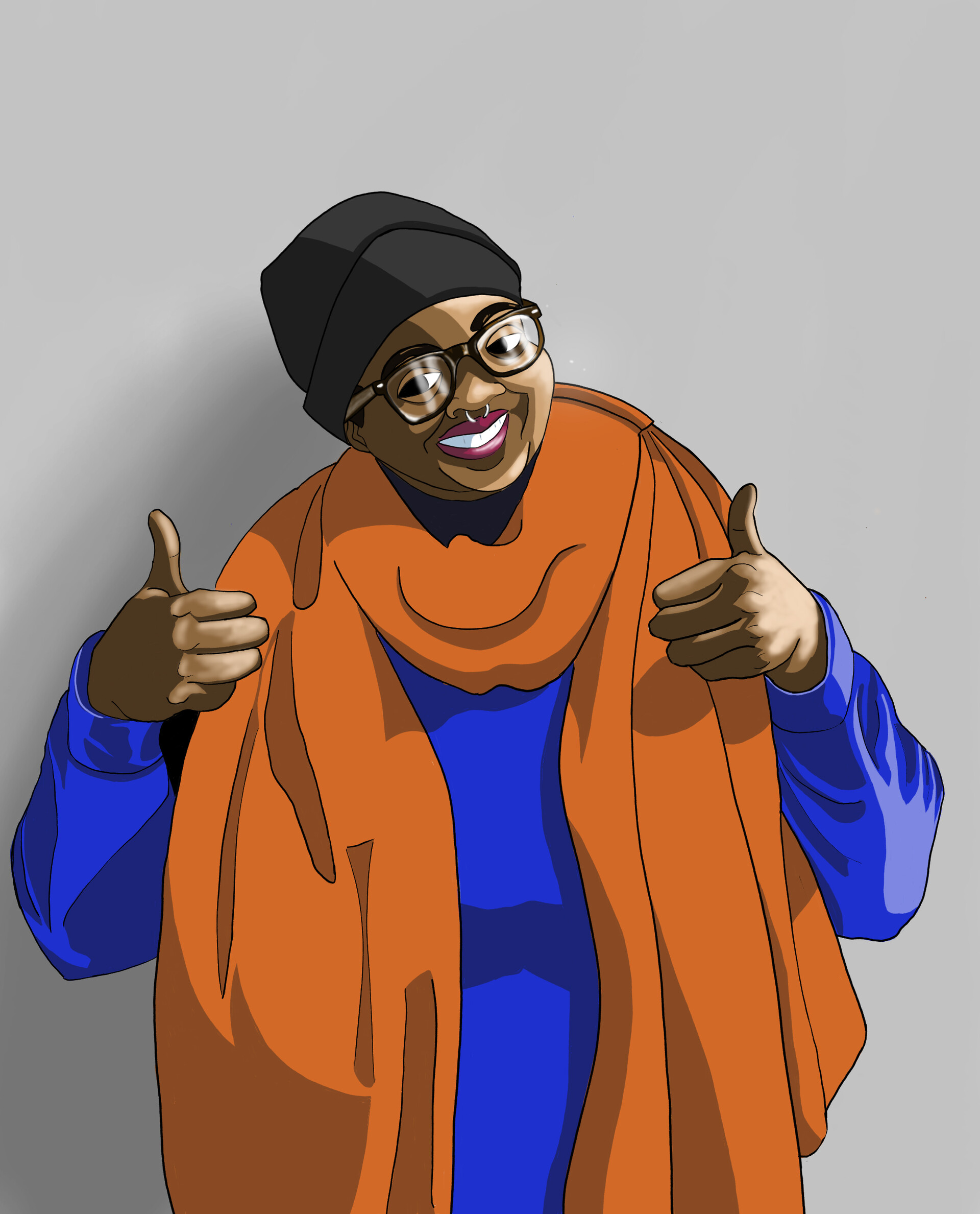 John Guilfoyle Wit Lopez Portrait