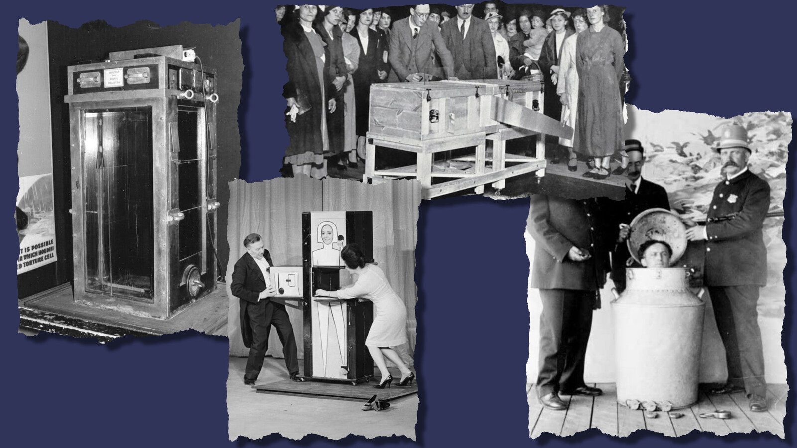 All the machines and devices on display were inspired by the original magicians' gadgets.