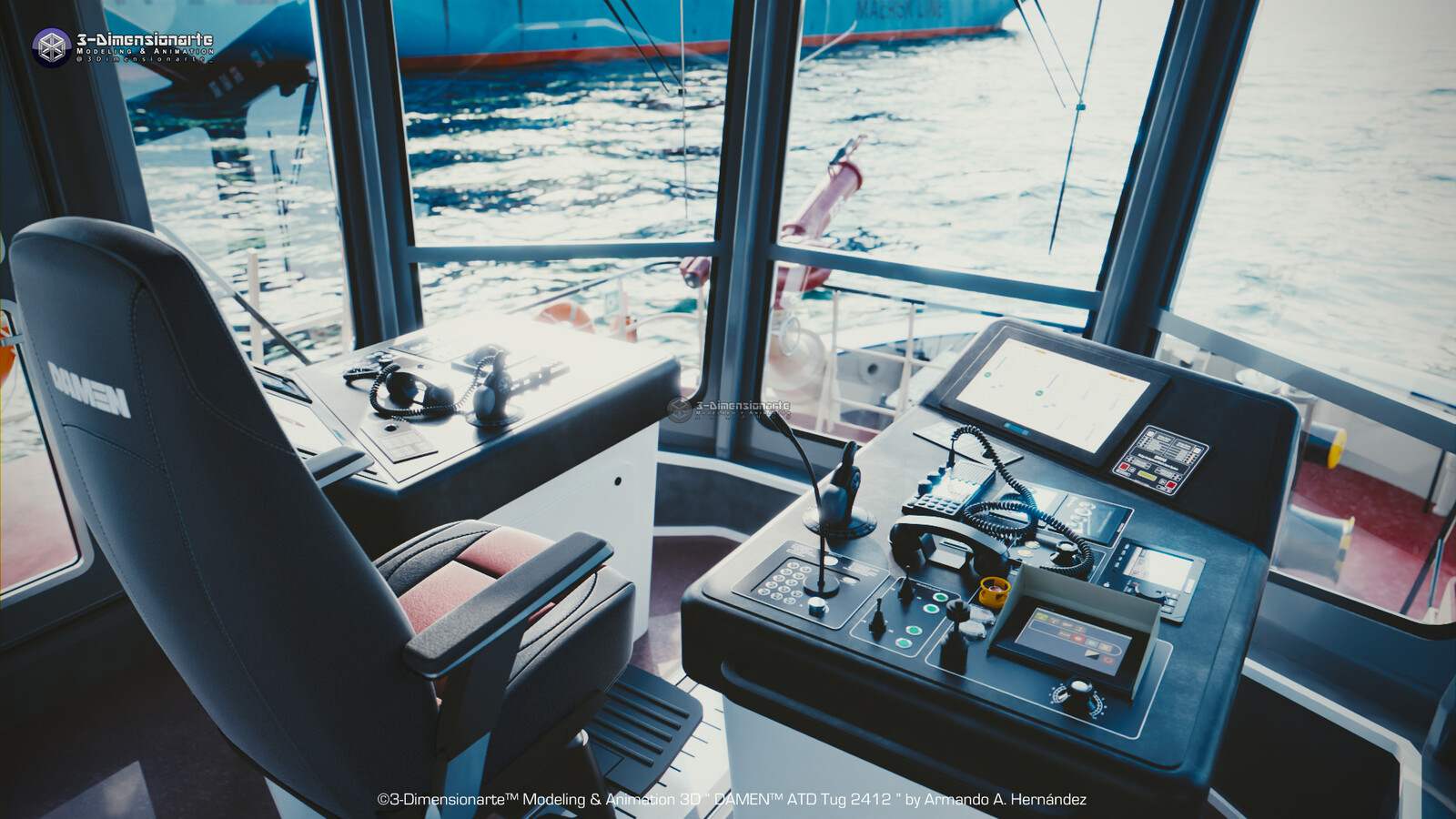 Control Panel and Radar Screens