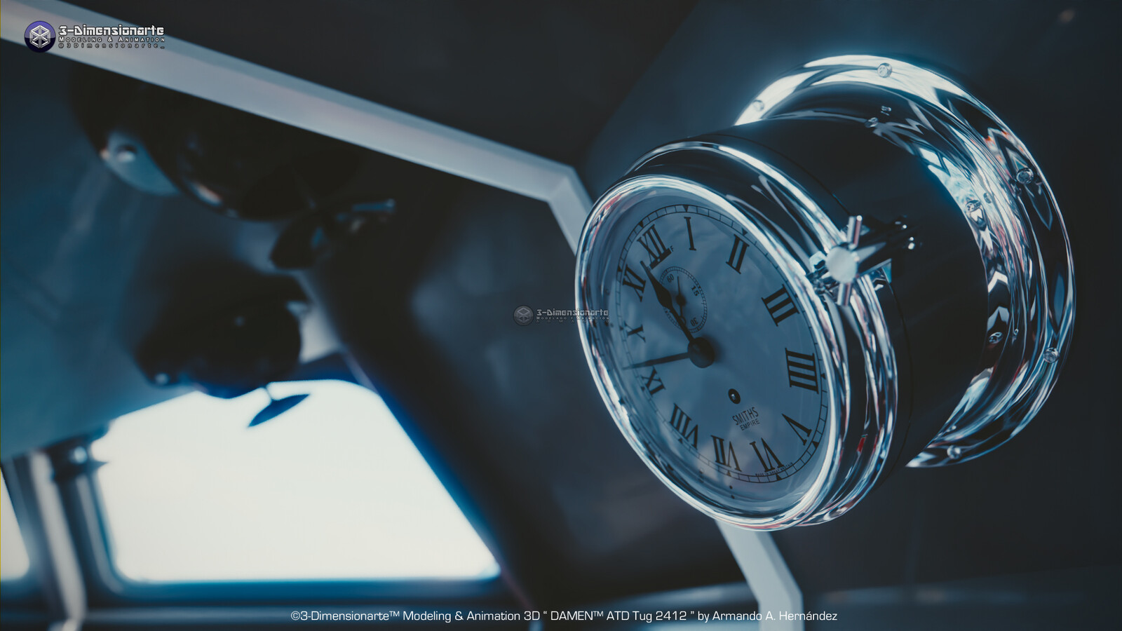 "Smiths Empire" Vintage marine clock