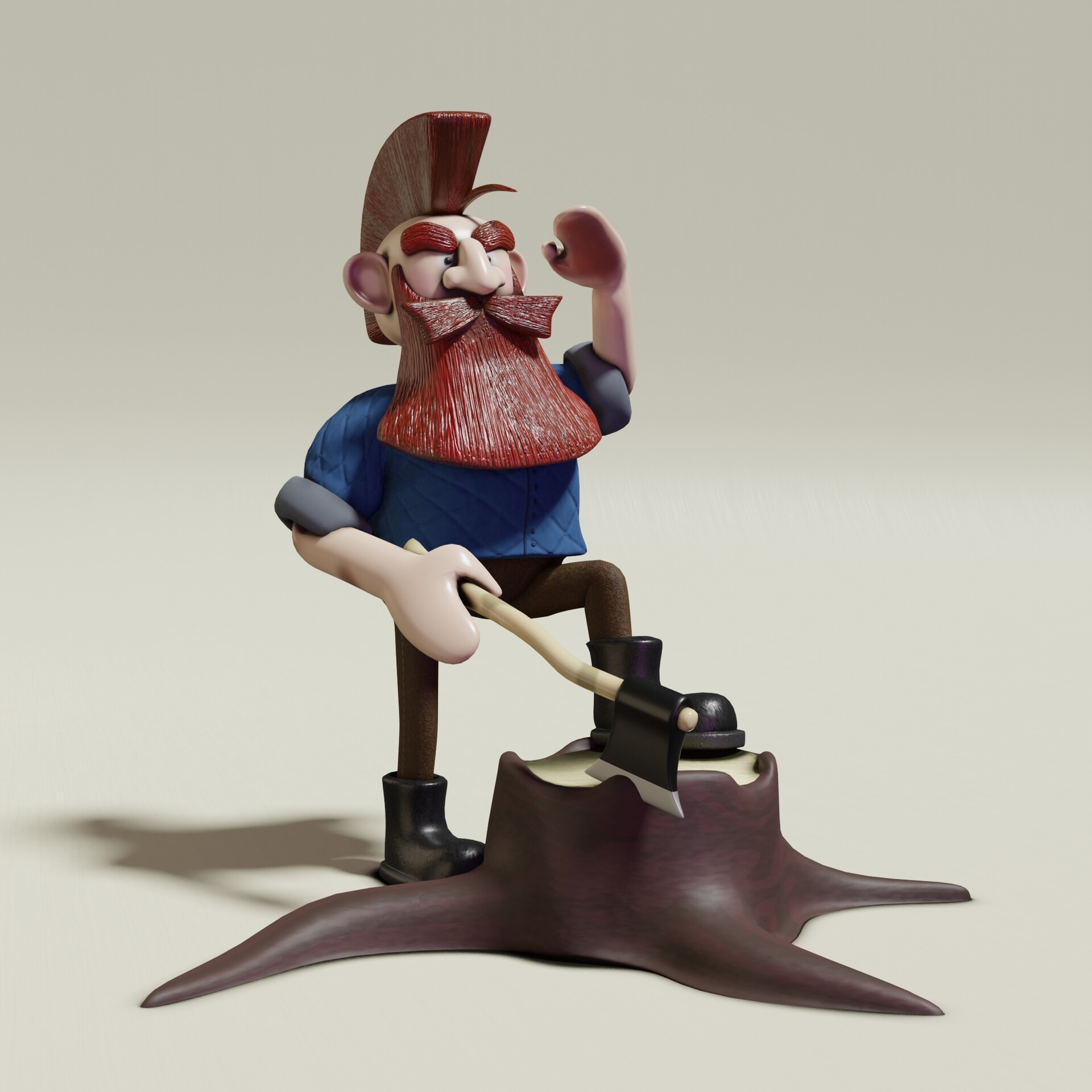 ArtStation - Woodcutter