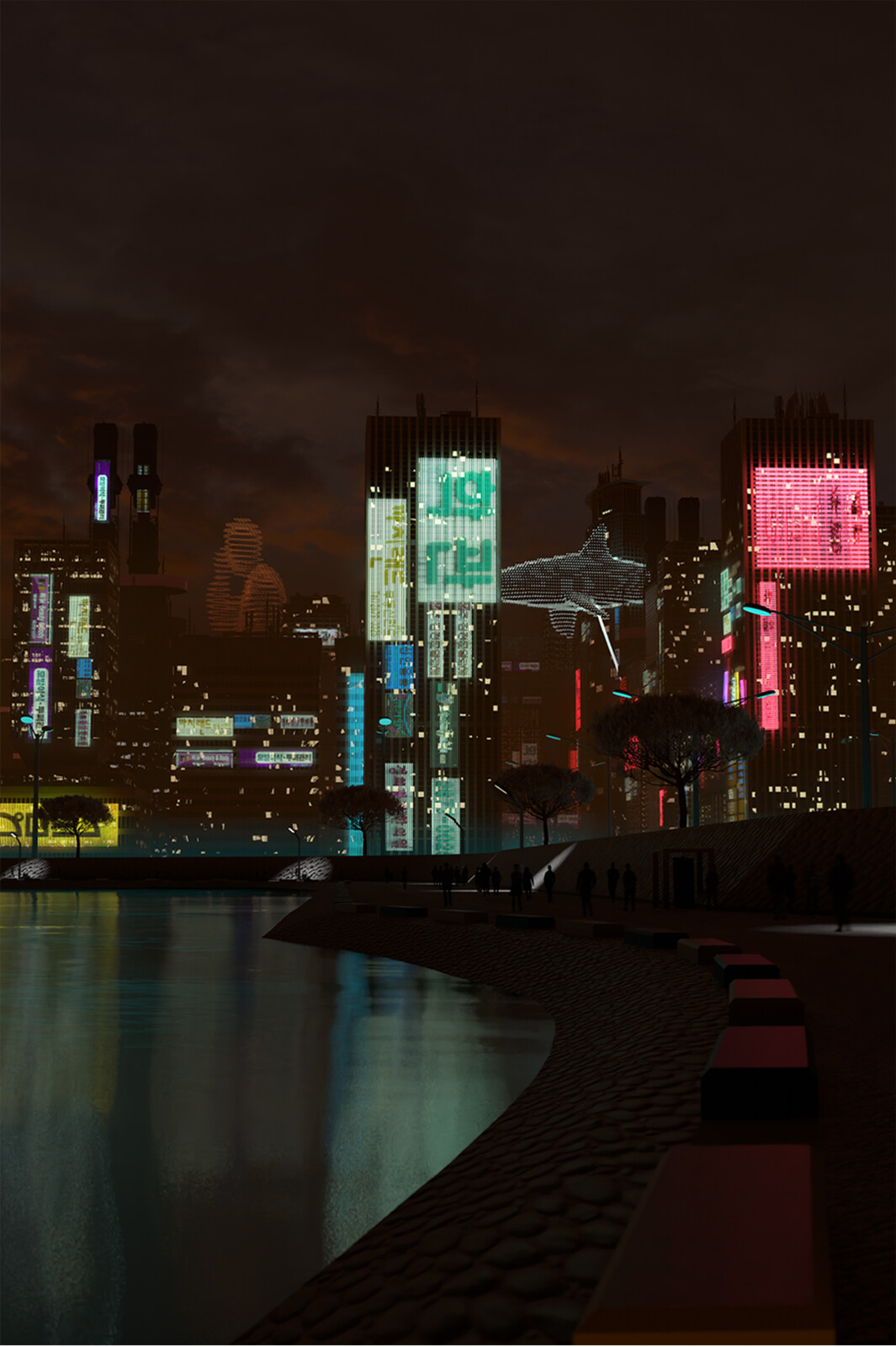 Neon city