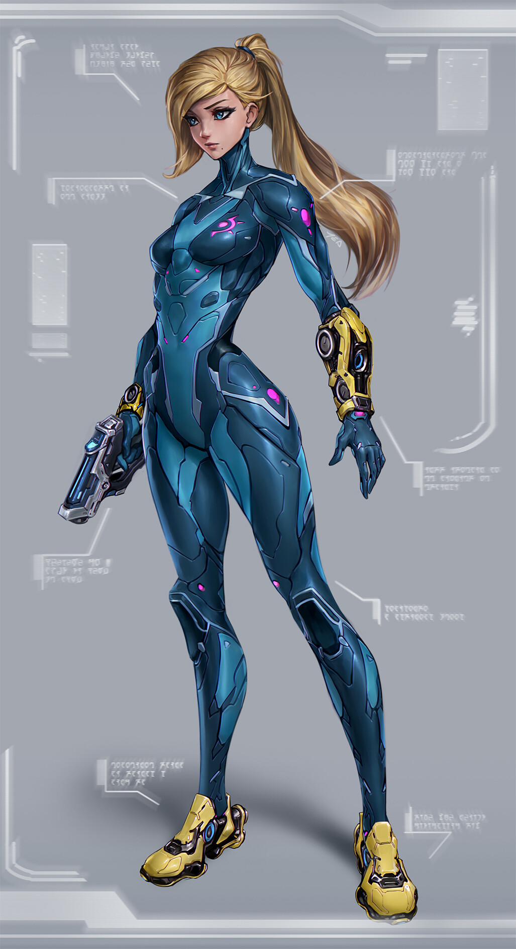 ArtStation - Zero Suit Samus Redesign