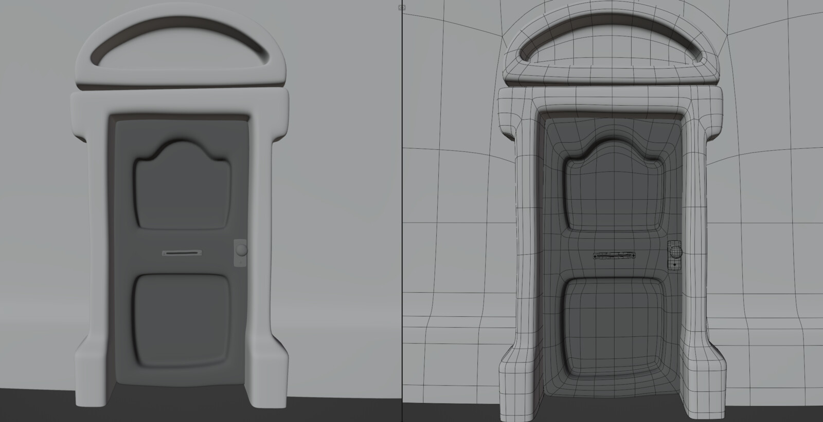 Whimsical Doors set modeling