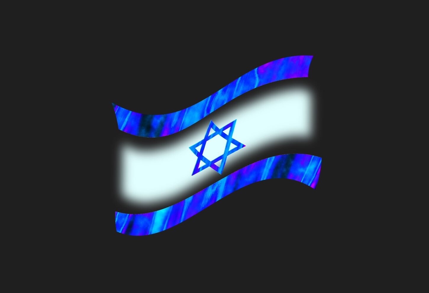 Stylized flag of Israel