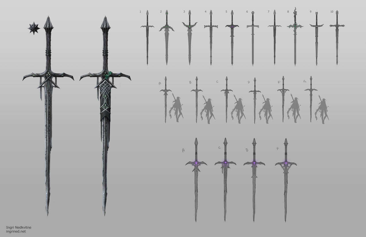 Ancient sword design exploration