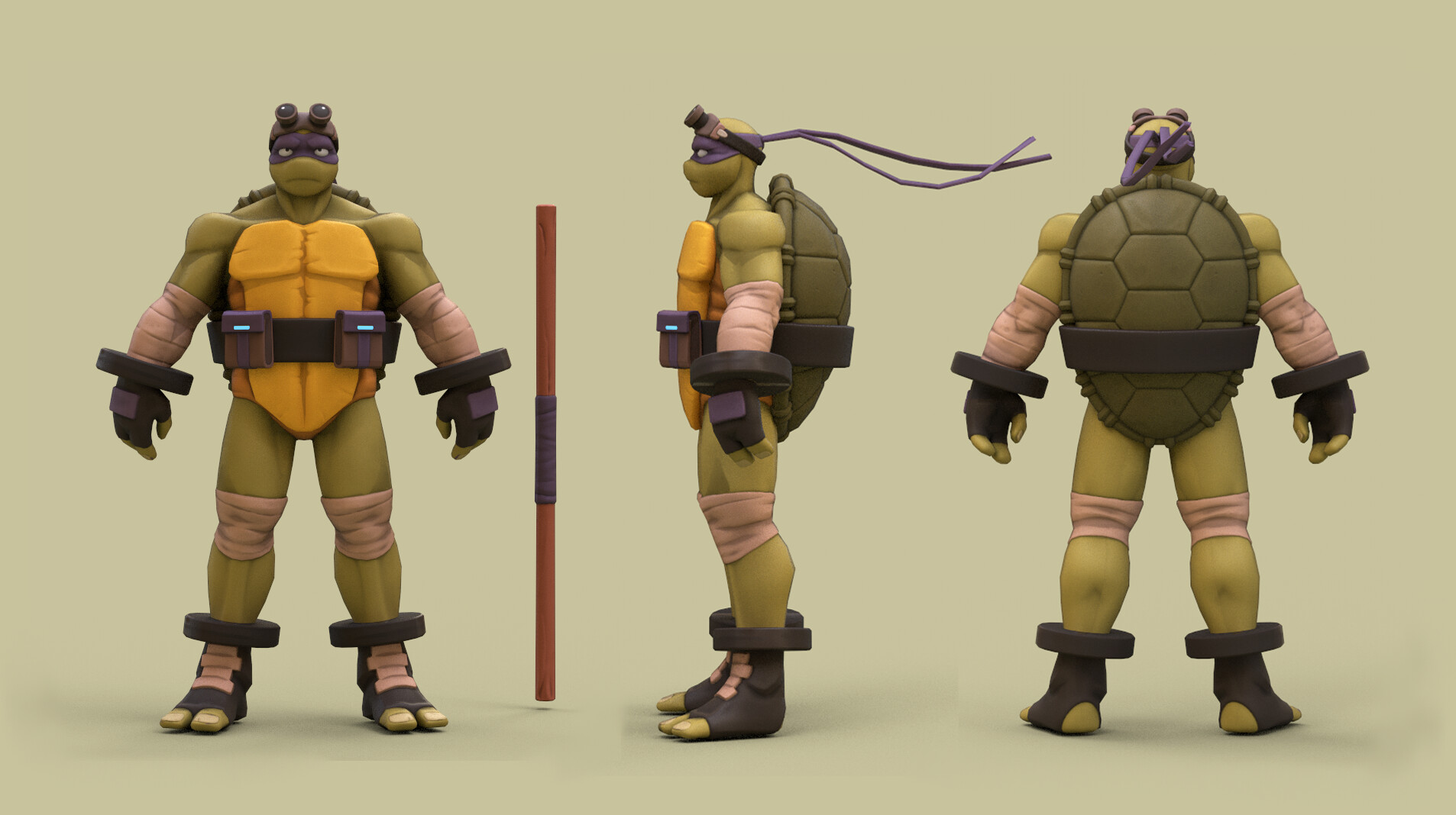 Artstation Tmnt Donatello