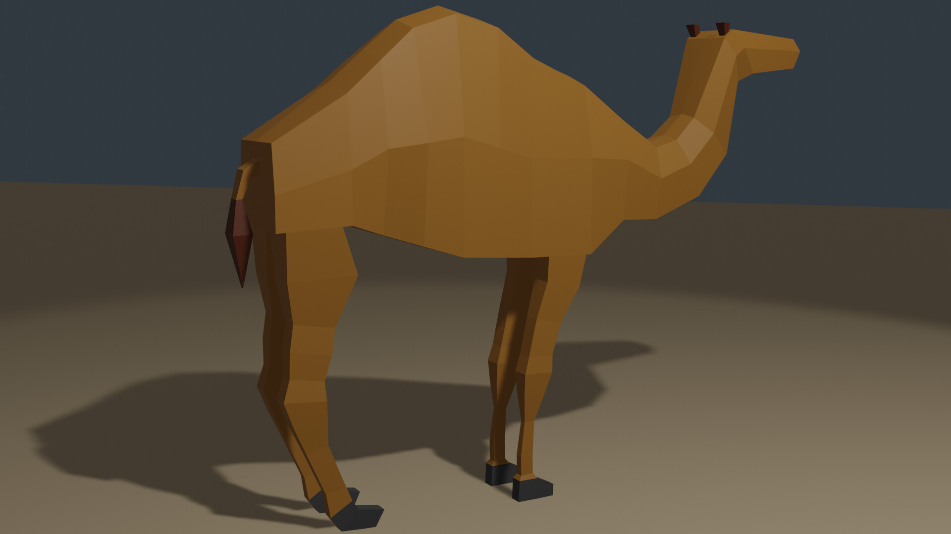 ArtStation - Camel Lowpoly