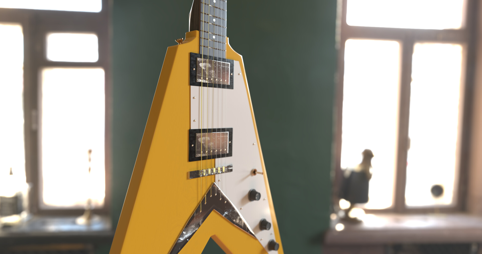 ArtStation - The Flying V guitar