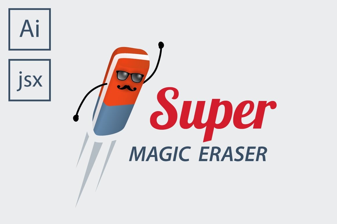 Super script. Маджик Эрайзер. Magic Eraser лого. Super Magic Eraser Illustrator script. Волшебный стиратель иллюстратор.