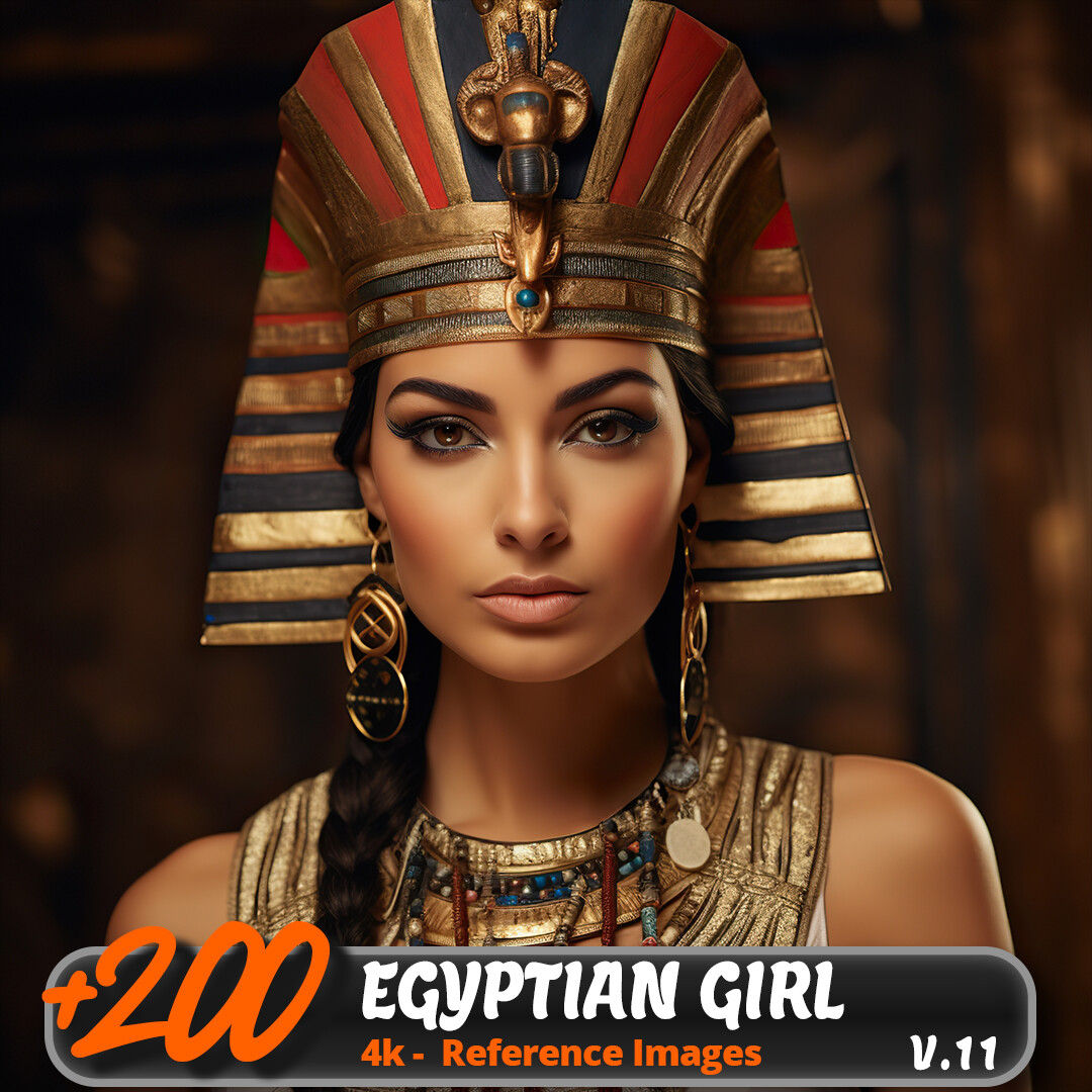 Artstation Egyptian Girl Vol 11 4k Reference Image