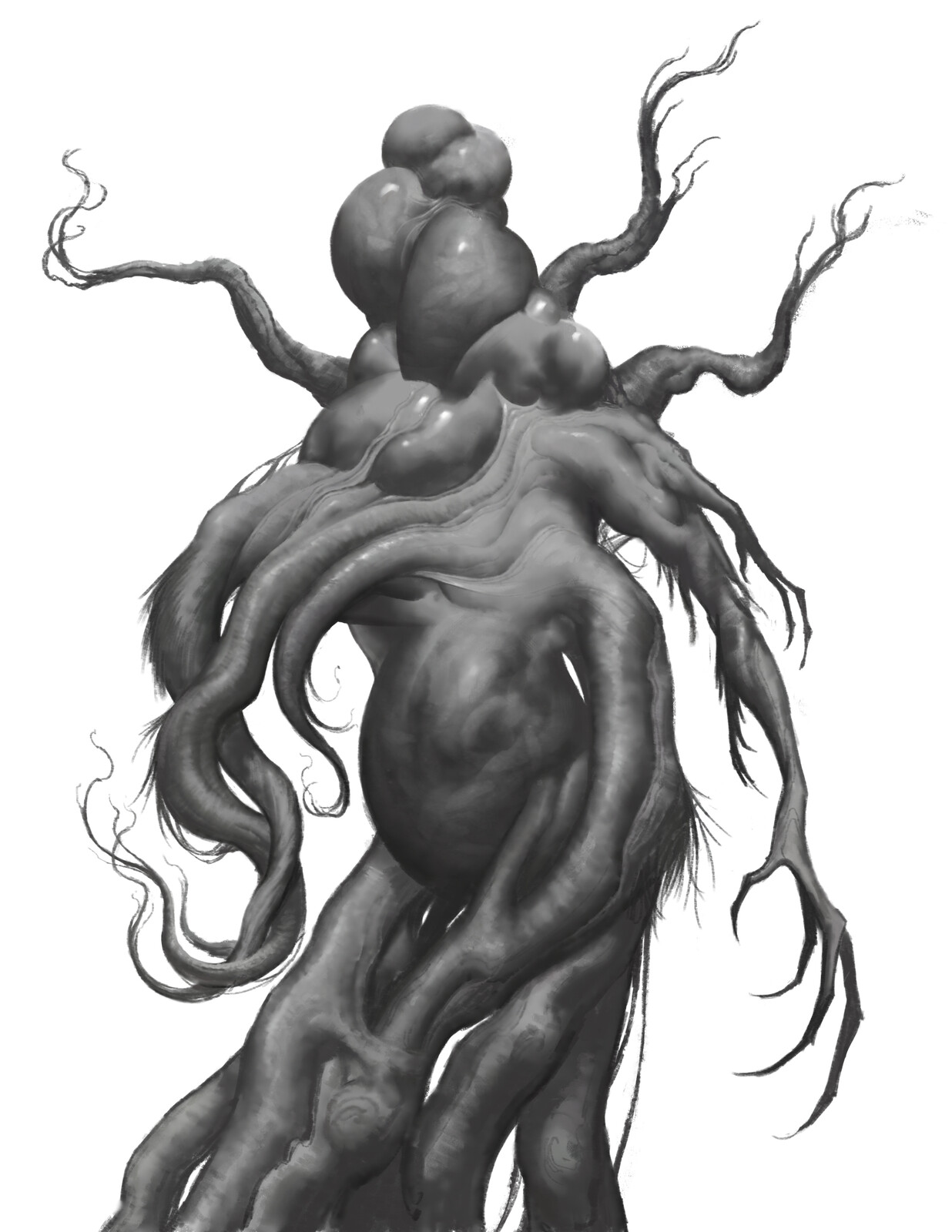 I was thinking what if the colonist becomes a stock that houses the parasites and it will reach out and attack you if you get to close.