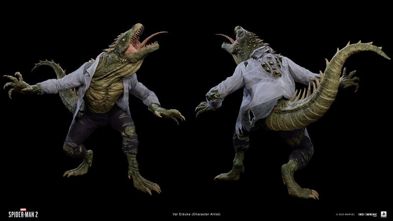 Insomniac Games Marvel's Spider-Man 2 Art Blast - ArtStation Magazine