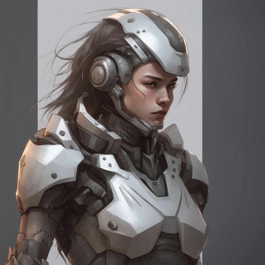 ArtStation - Woman in armor