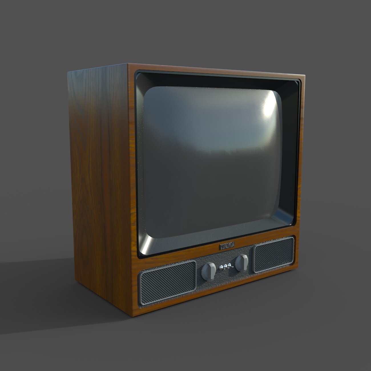 ArtStation - Retro TV 3d model