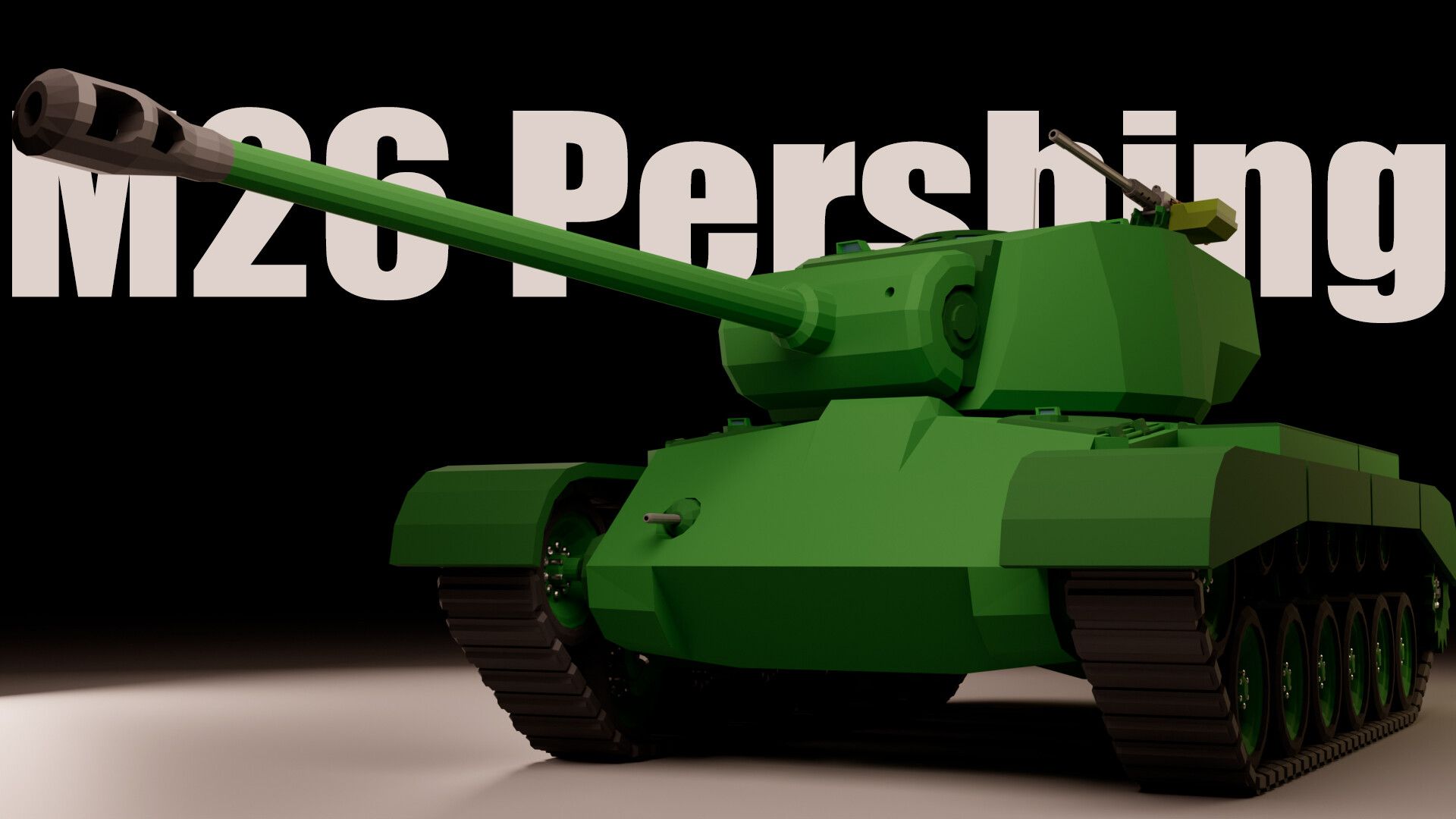 ArtStation - M26 Pershing